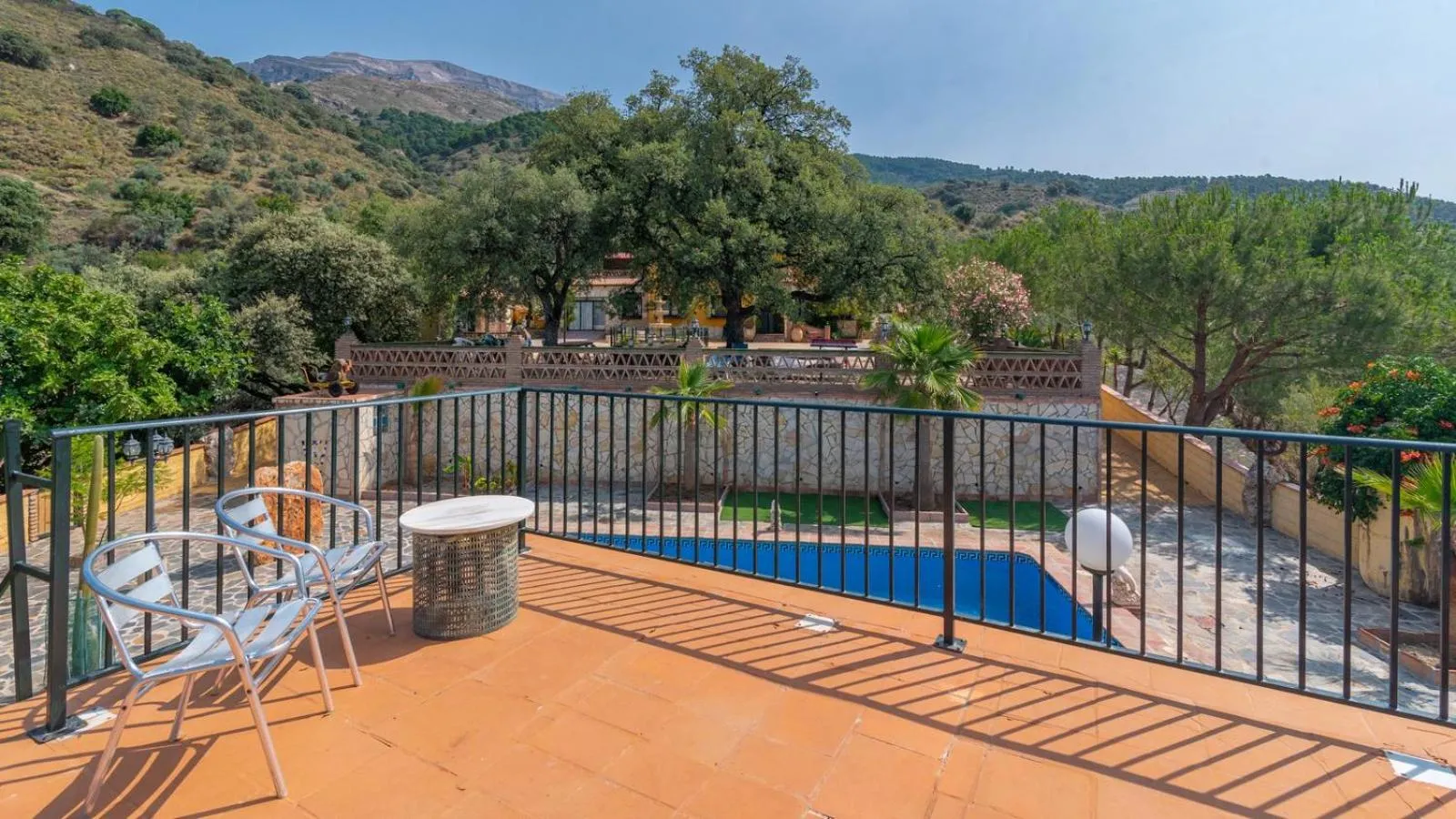Balcony/Terrace in Villa Paraiso Andaluz Sedella by Ruralidays