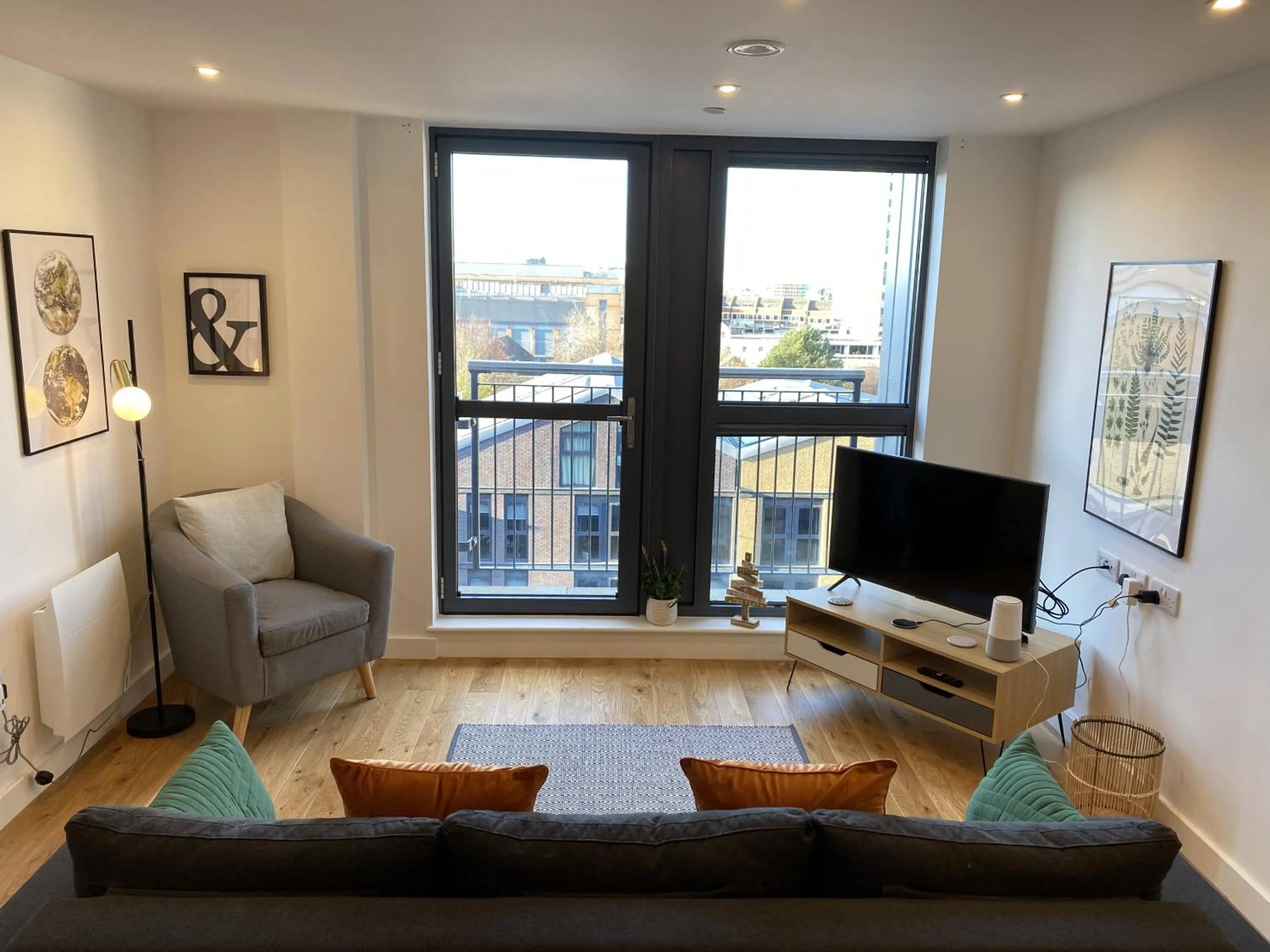 Living room in Arden Gate Apartments