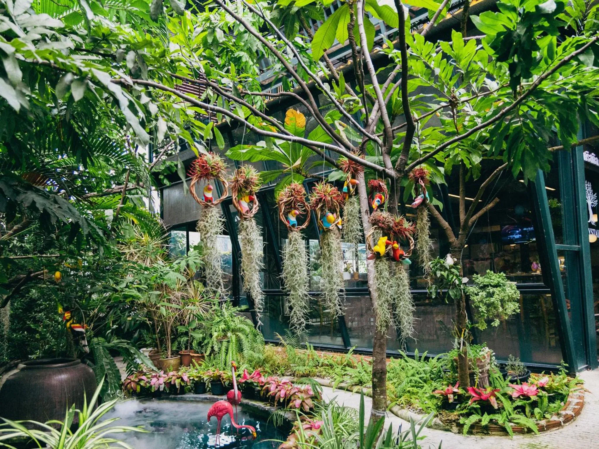 Natural landscape in Crystal Resort Korat