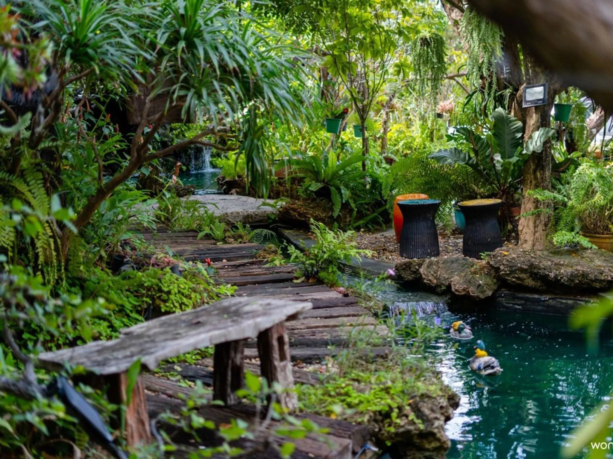 Natural landscape in Crystal Resort Korat