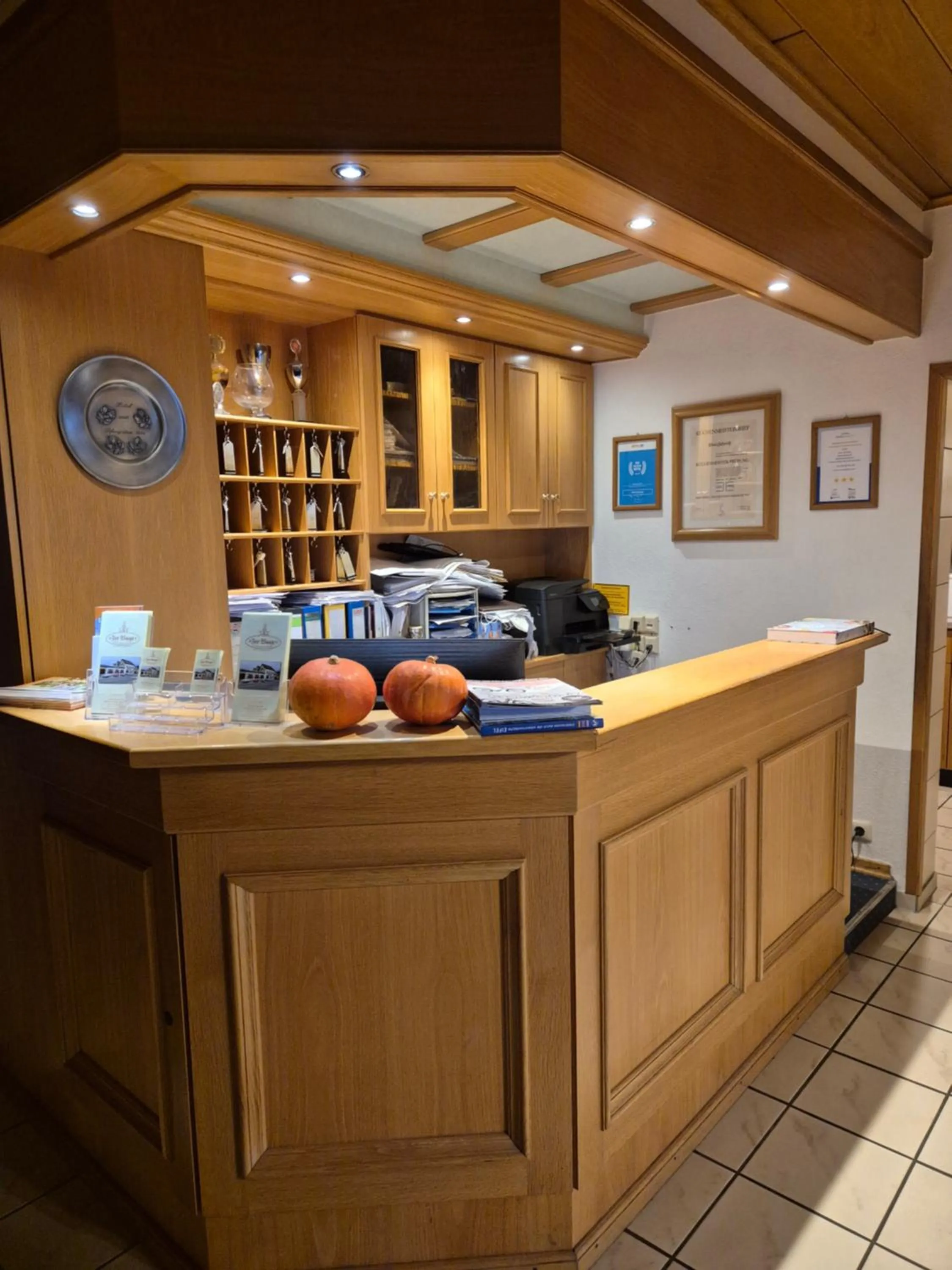 Lobby or reception in Hotel zur Waage