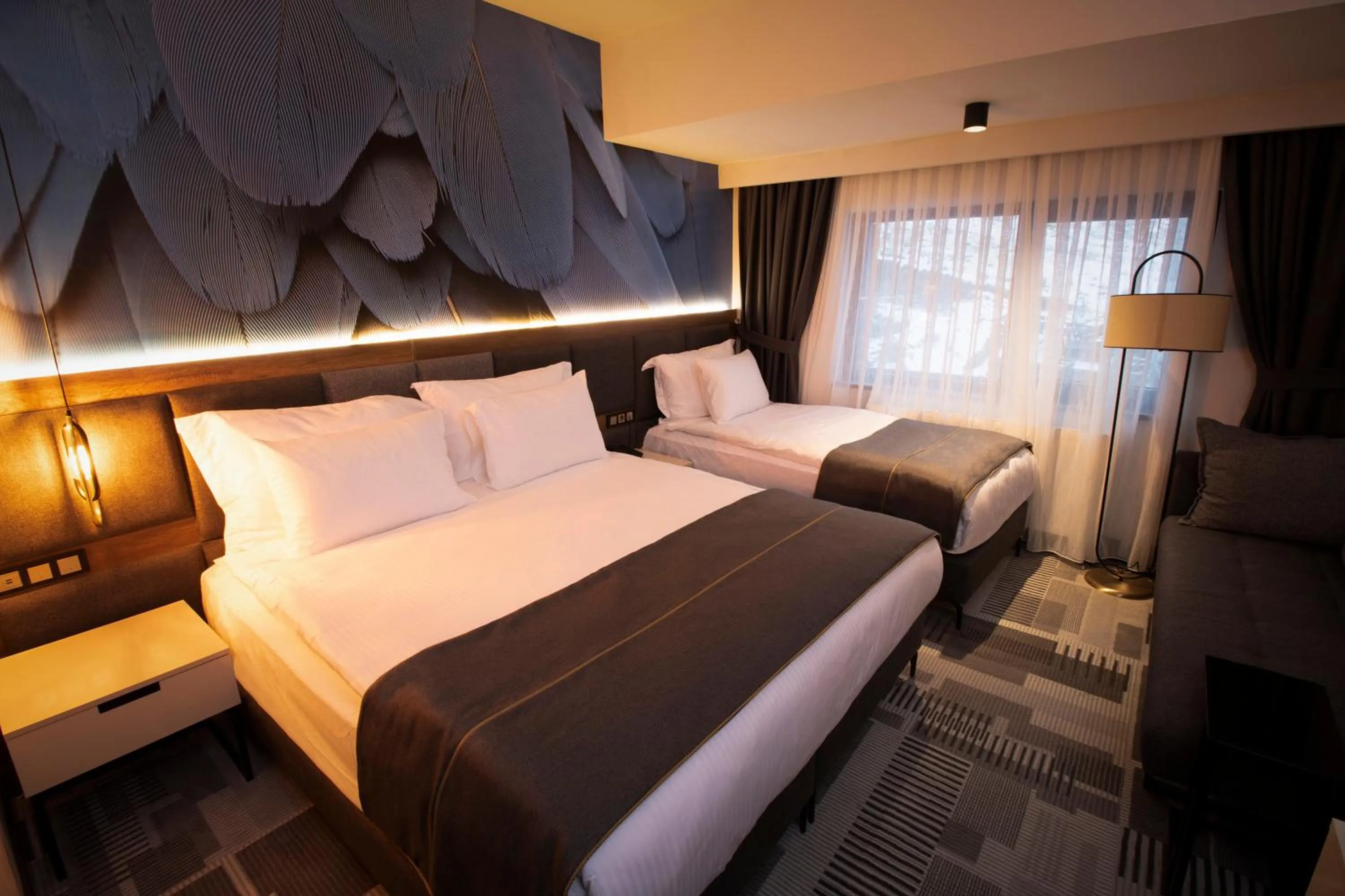 Bed in Oksijen Zone Hotel & Spa