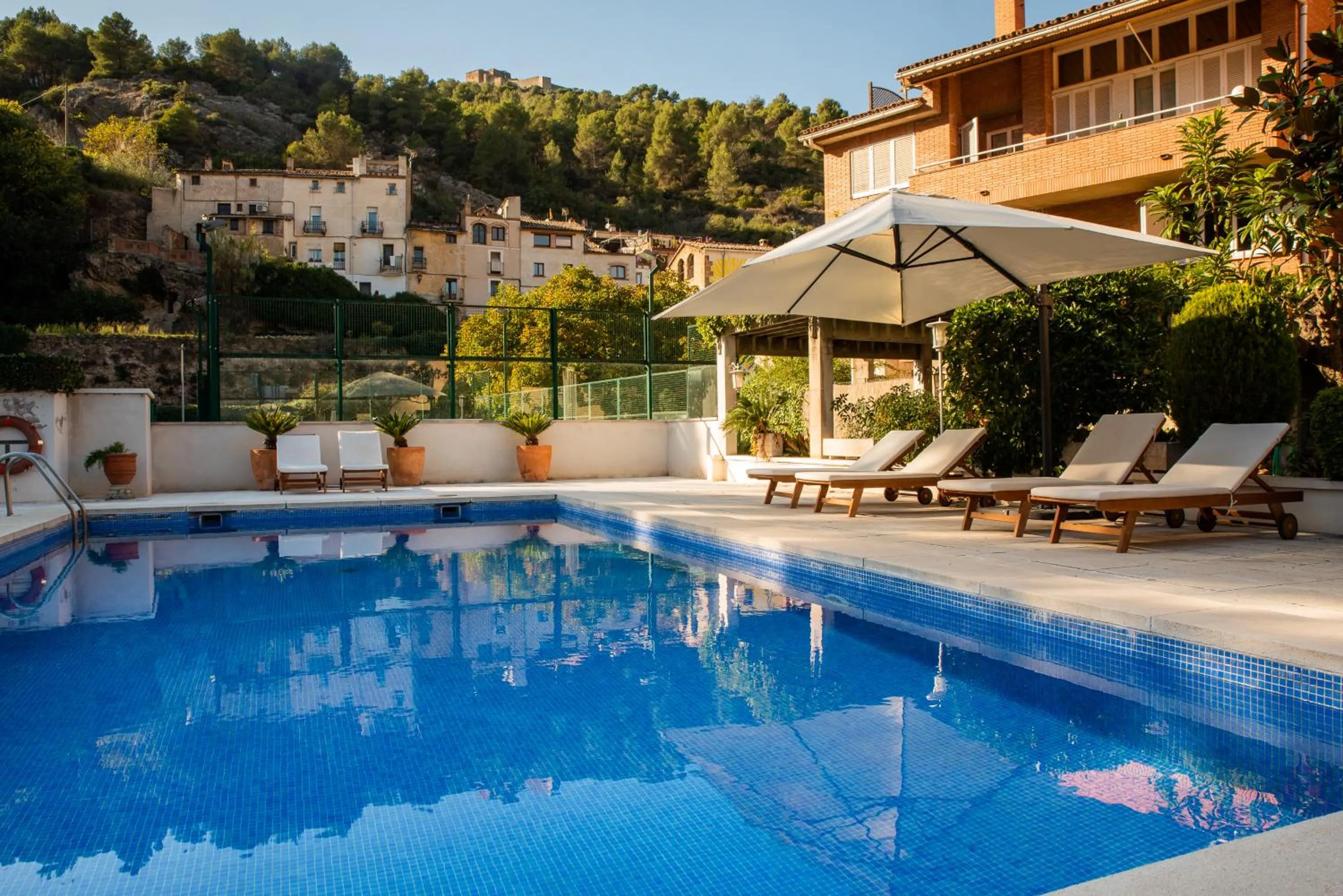 Patio in Hotel Robert