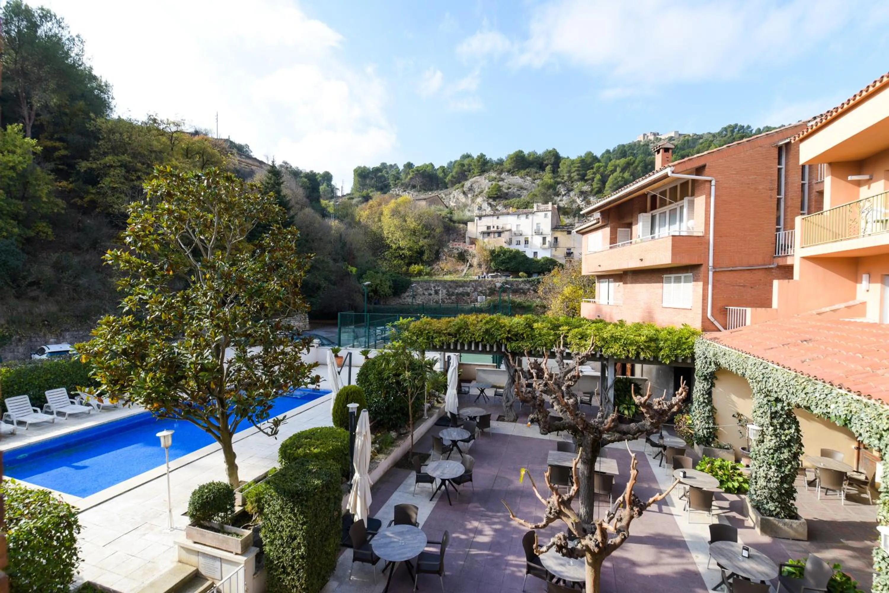 Patio in Hotel Robert