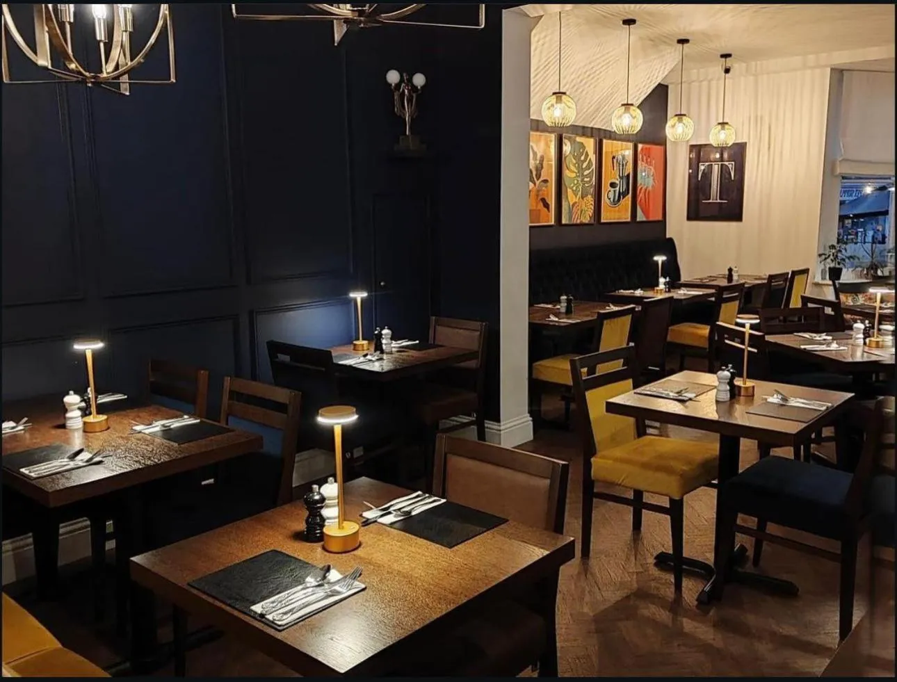 Dining area in The Bramley House Hotel