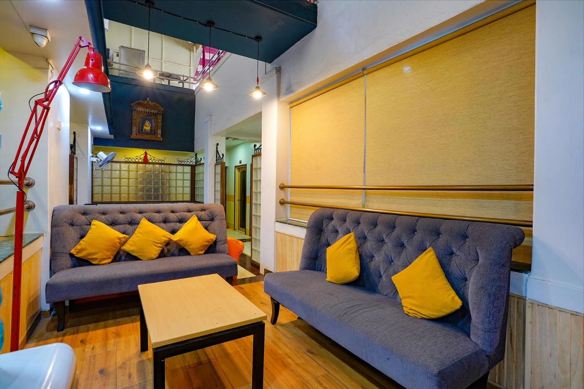 Seating area in Via Manas Residency
