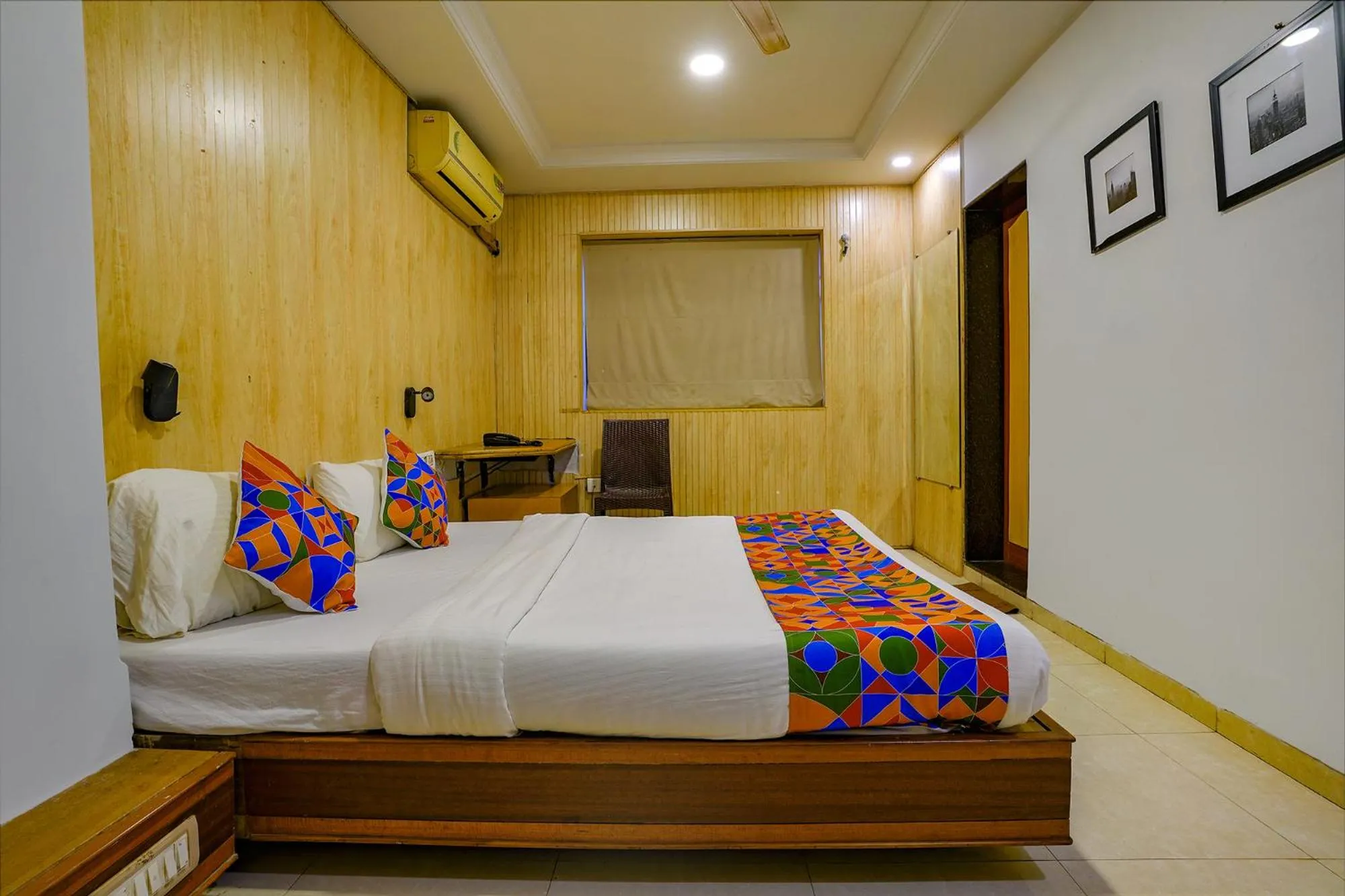 Bed in Via Manas Residency