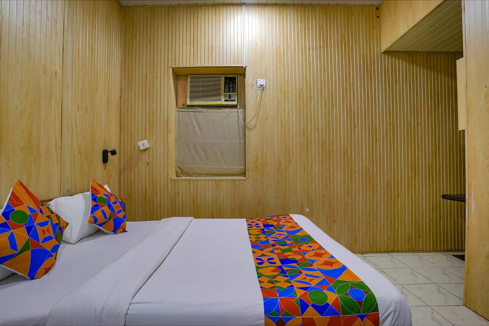 Bed in Via Manas Residency