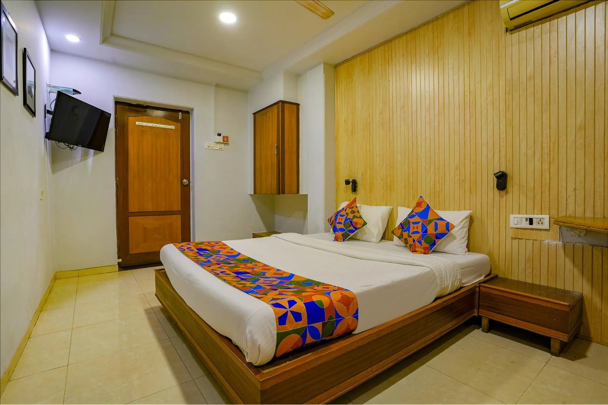 Bed in Via Manas Residency
