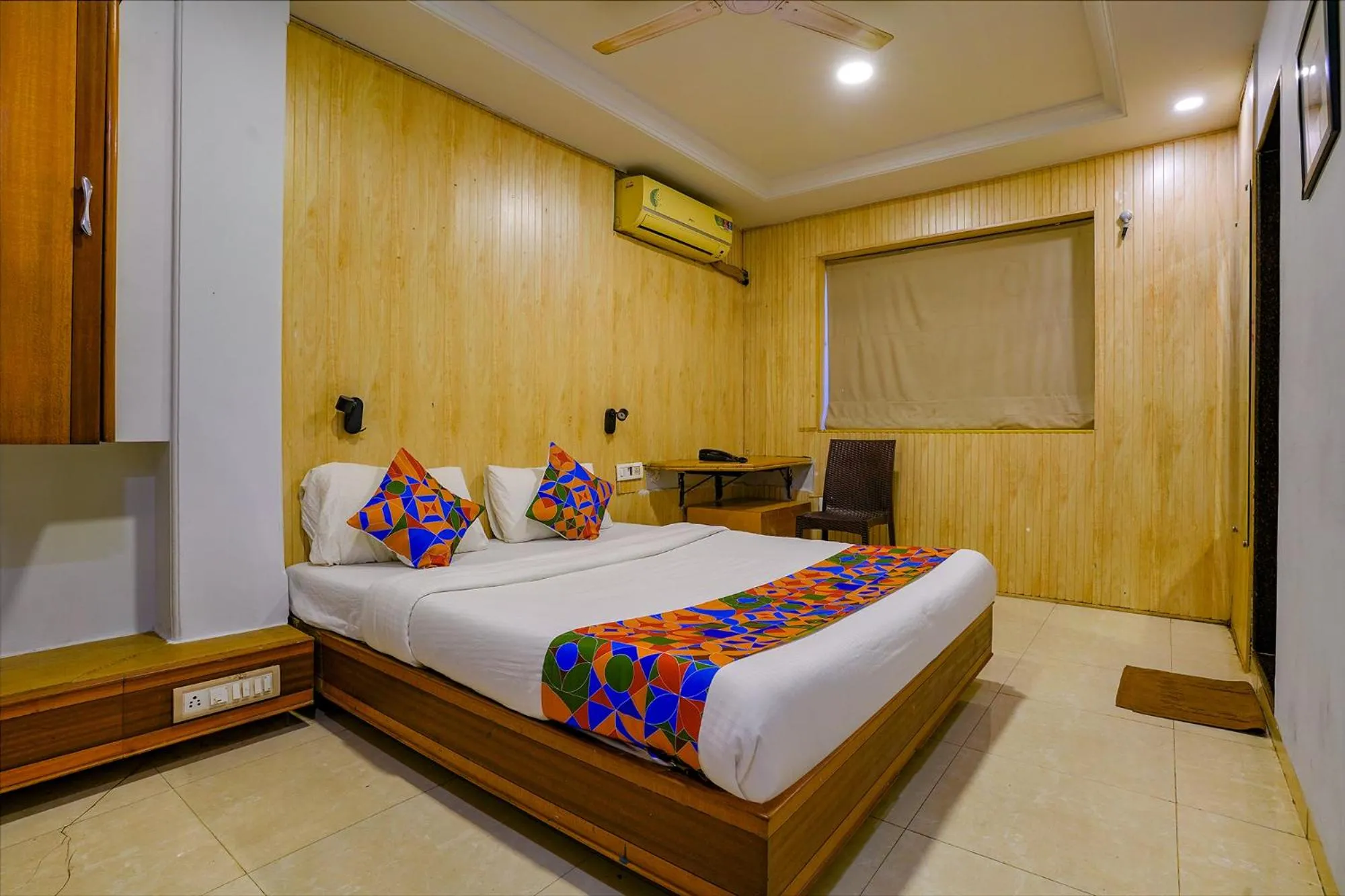 Bed in Via Manas Residency