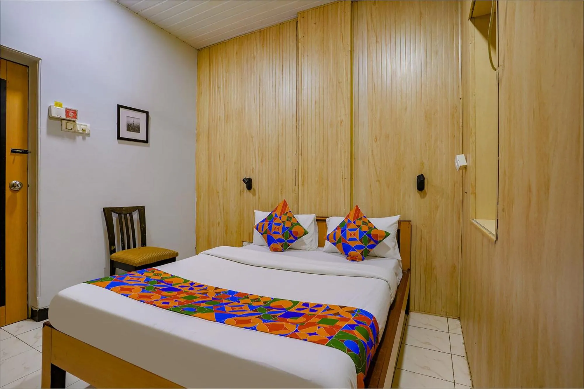Bed in Via Manas Residency