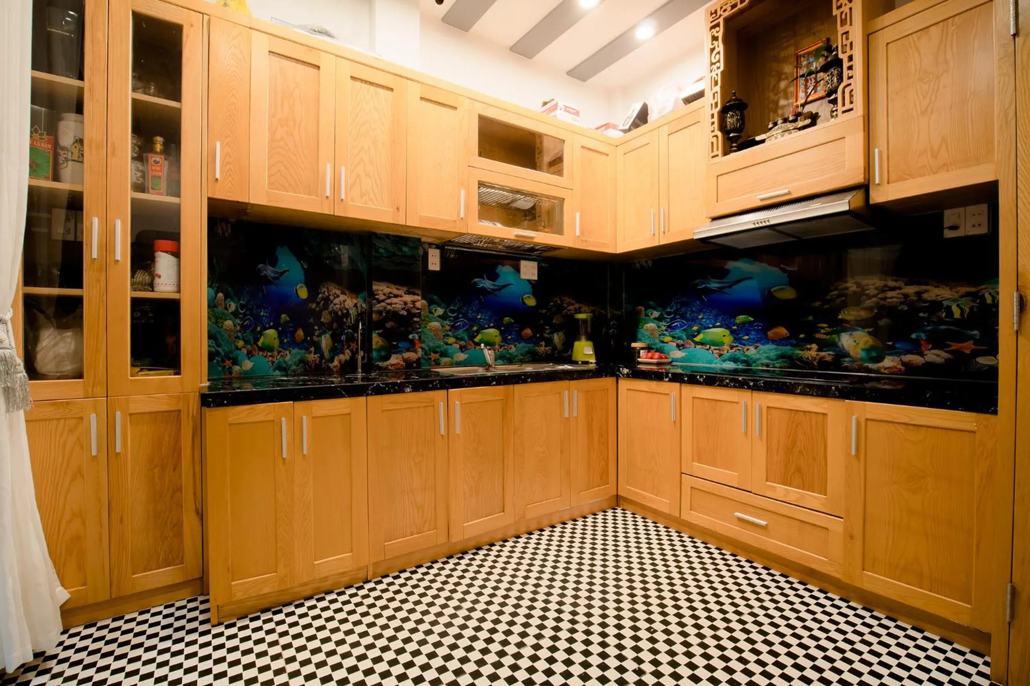 Communal kitchen in Hoian Royal Villa