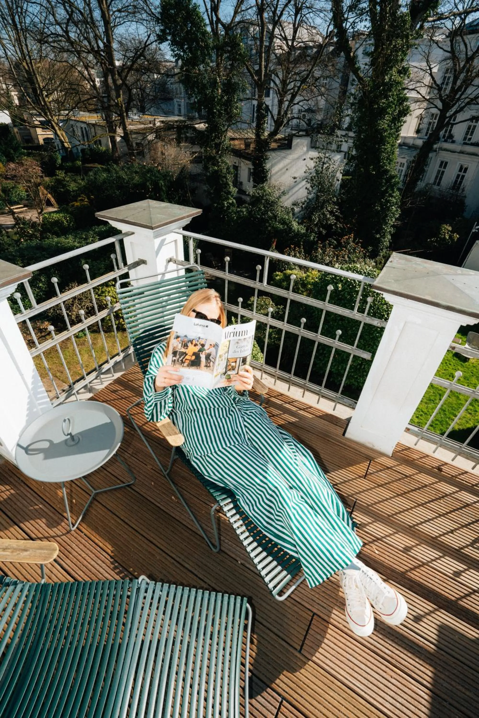 Patio in stilwerk Hotel Heimhude