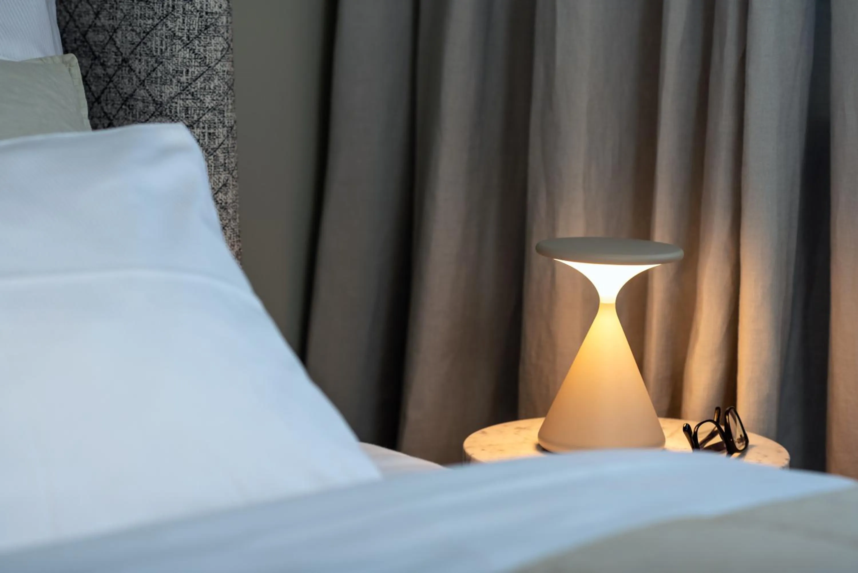 Bed in stilwerk Hotel Heimhude