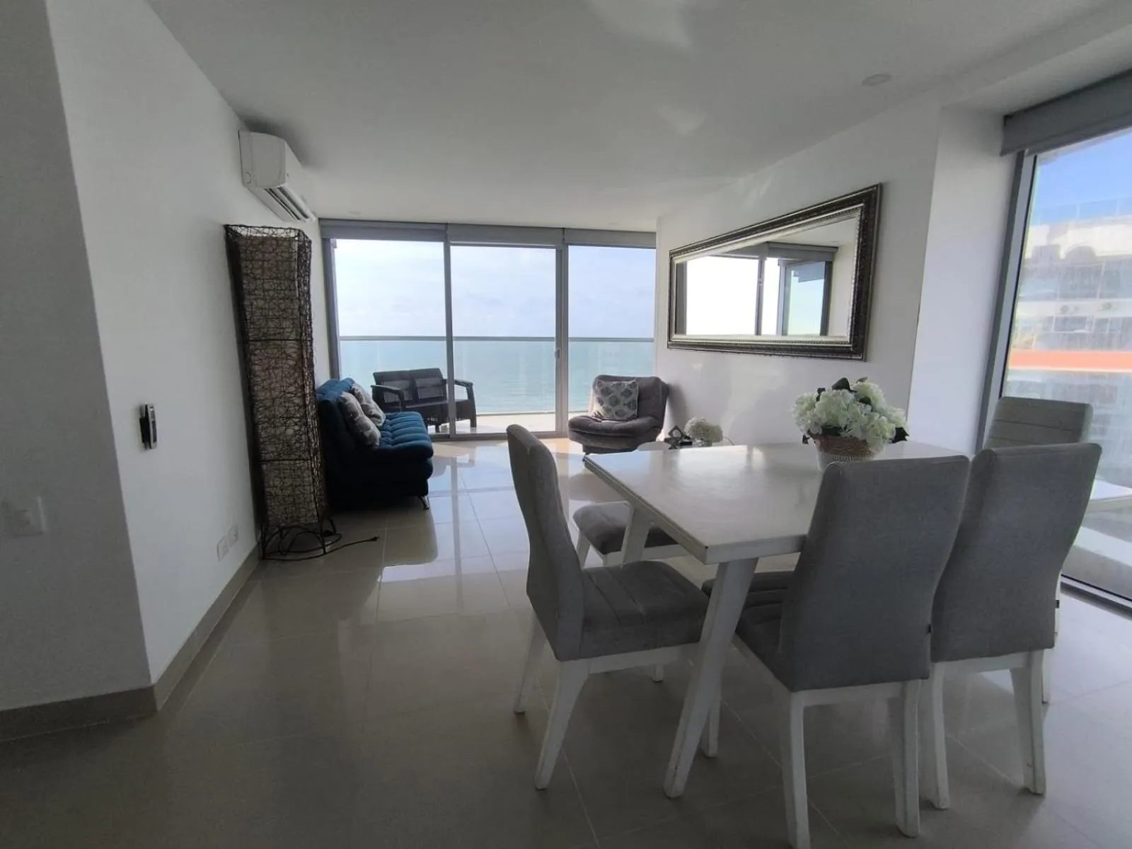 Living room in Apartamentos frente al mar en Morros City