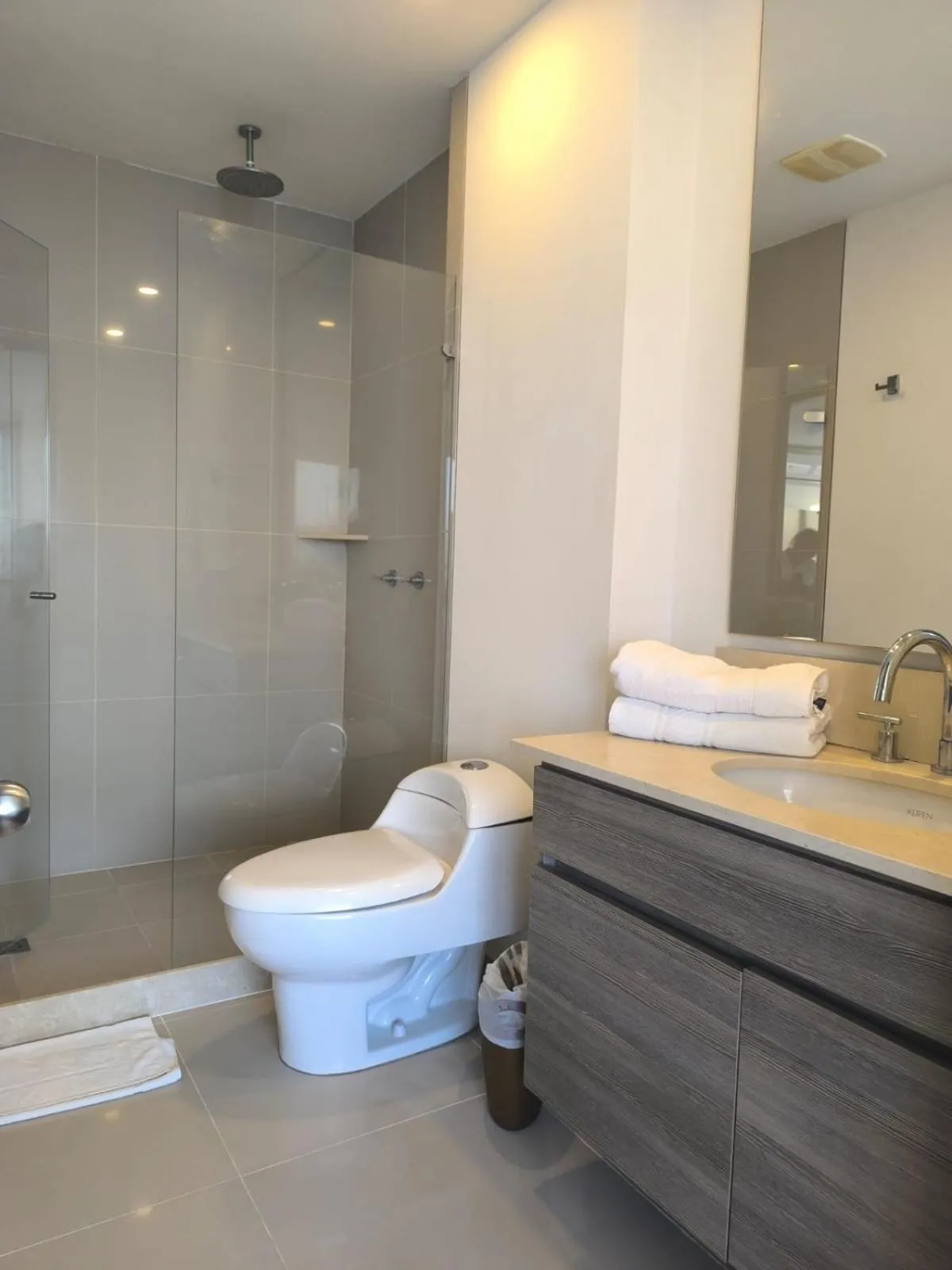 Bathroom in Apartamentos frente al mar en Morros City