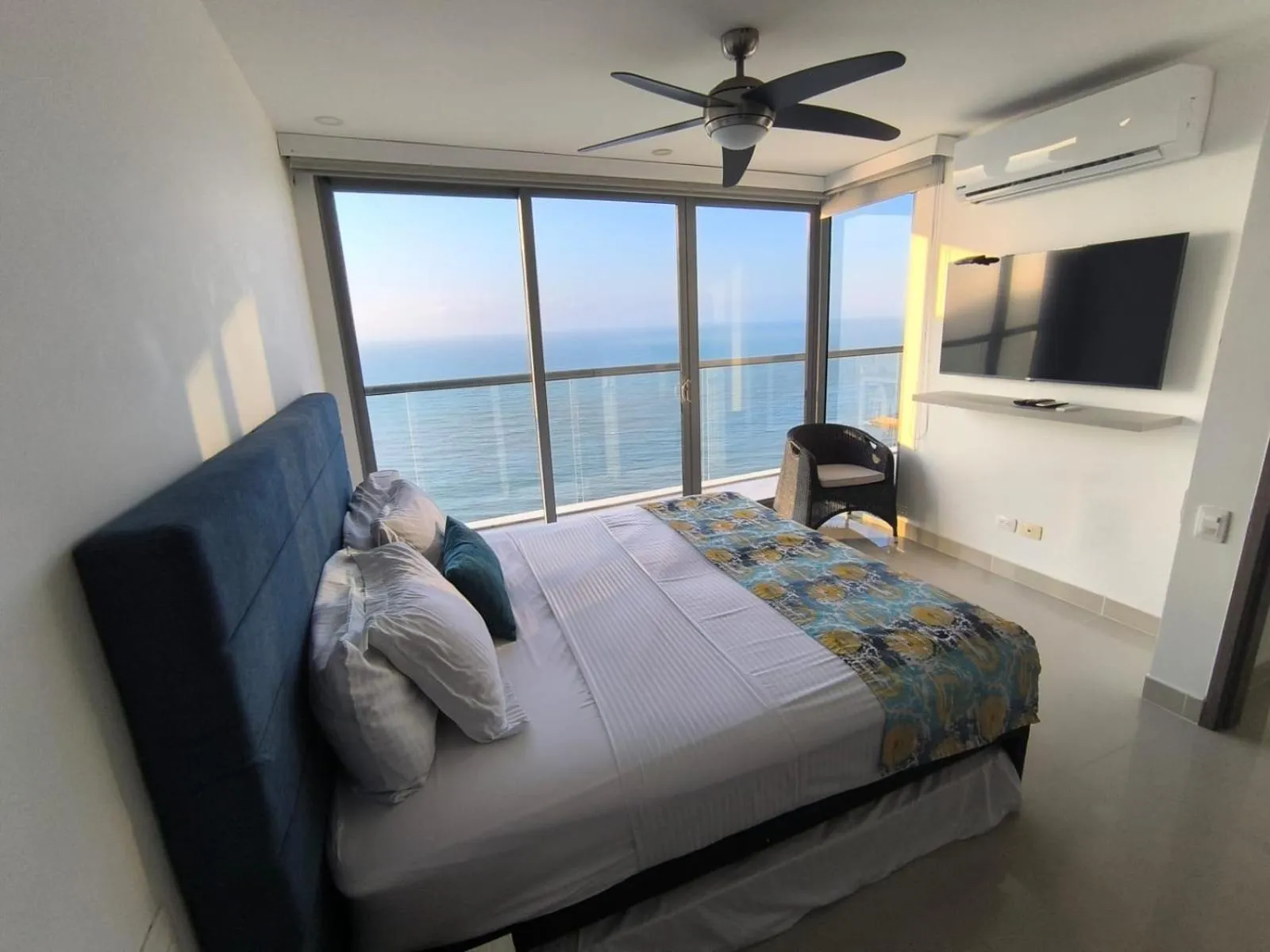 Bed in Apartamentos frente al mar en Morros City