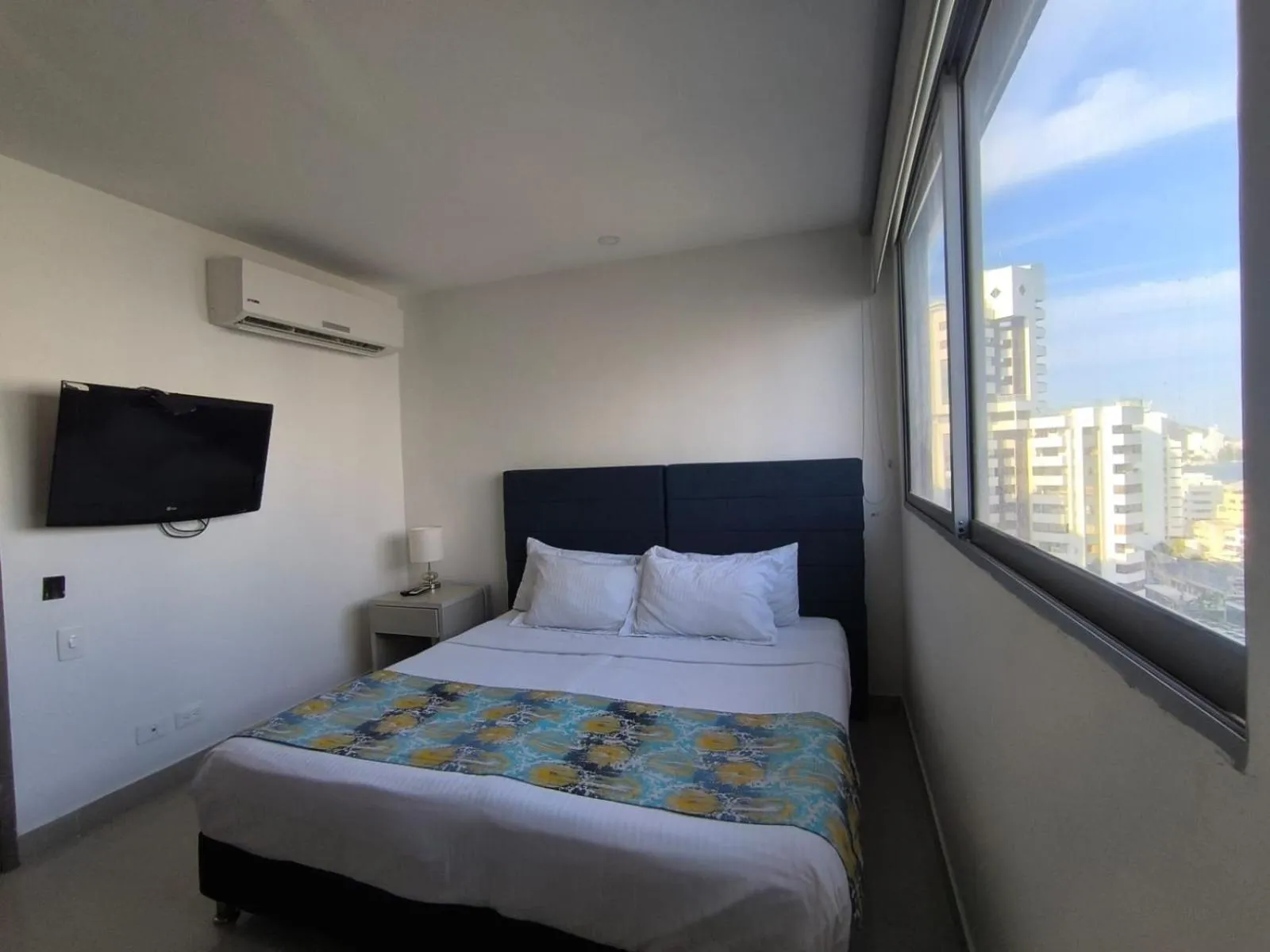 Bedroom, Bed in Apartamentos frente al mar en Morros City