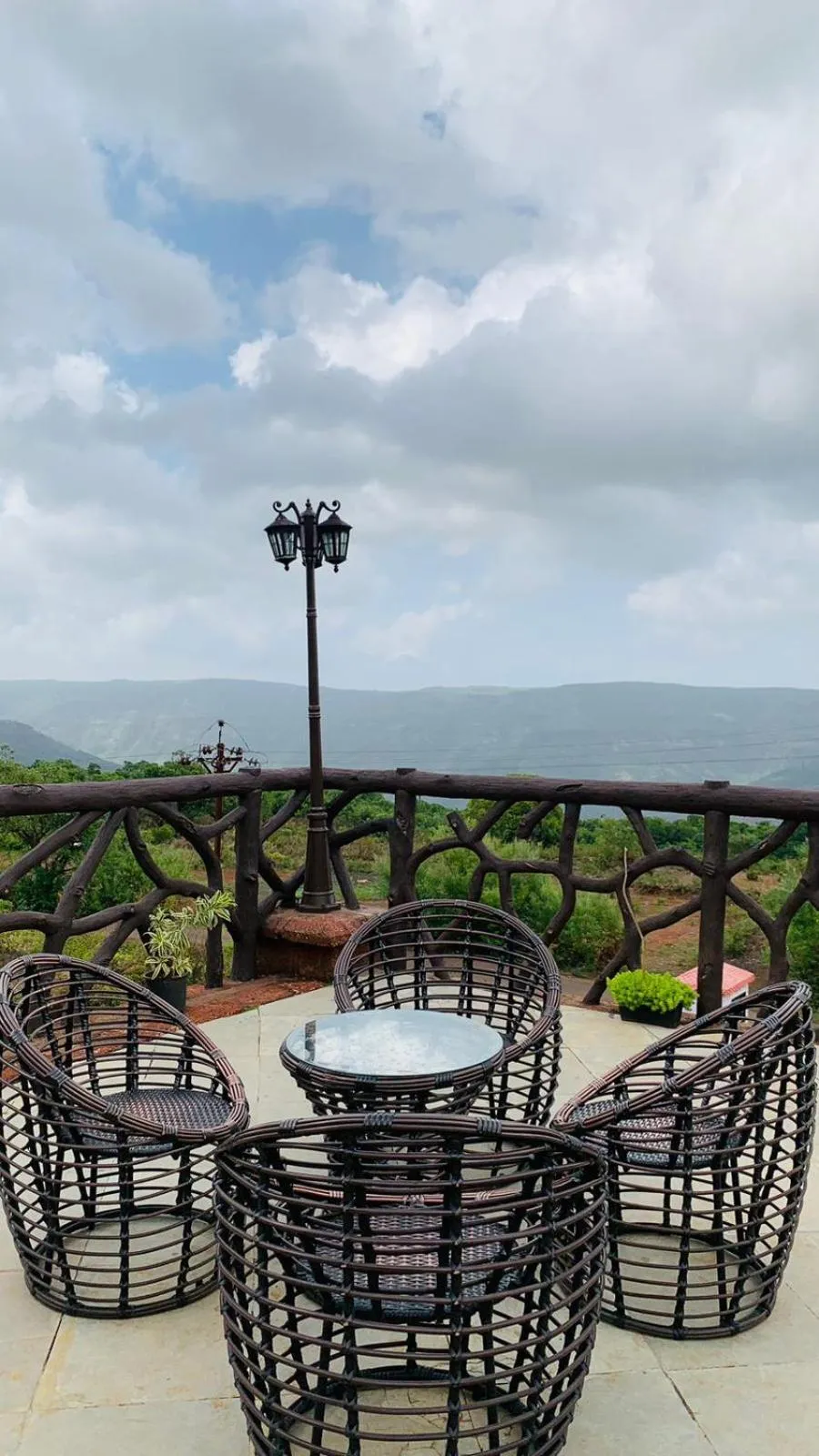 Balcony/Terrace in Oxygen Resorts Mahabaleshwar