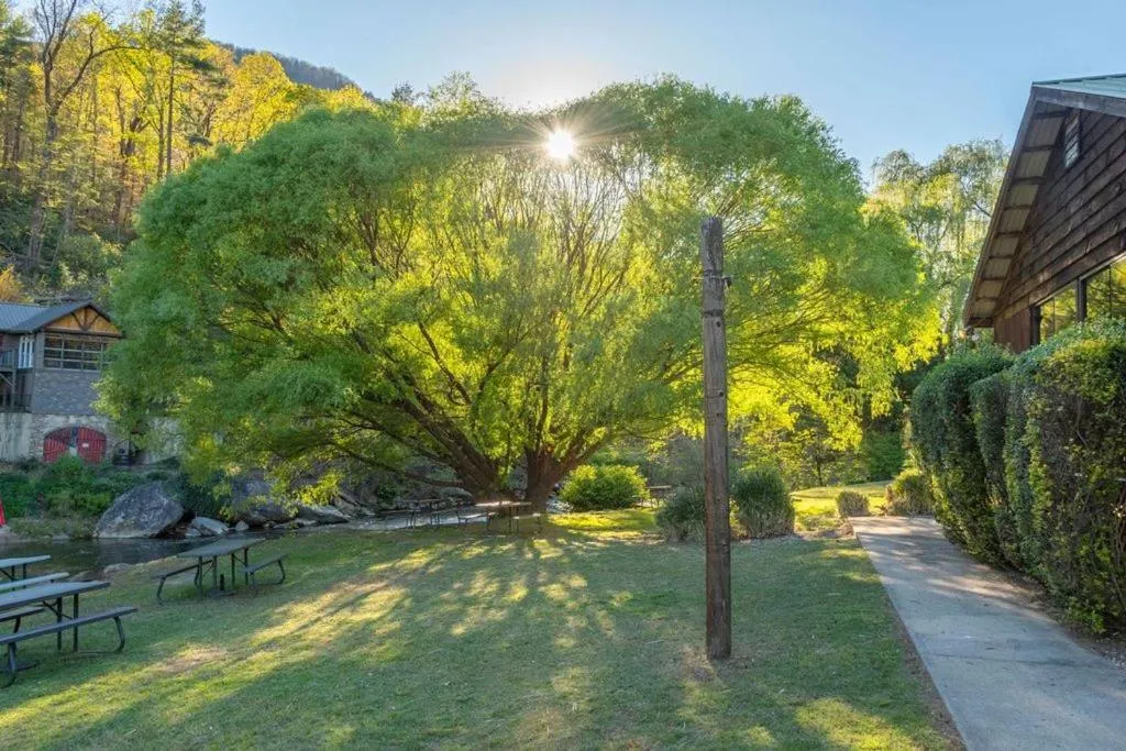 Seating area in Geneva Hotel & Tiki Bar