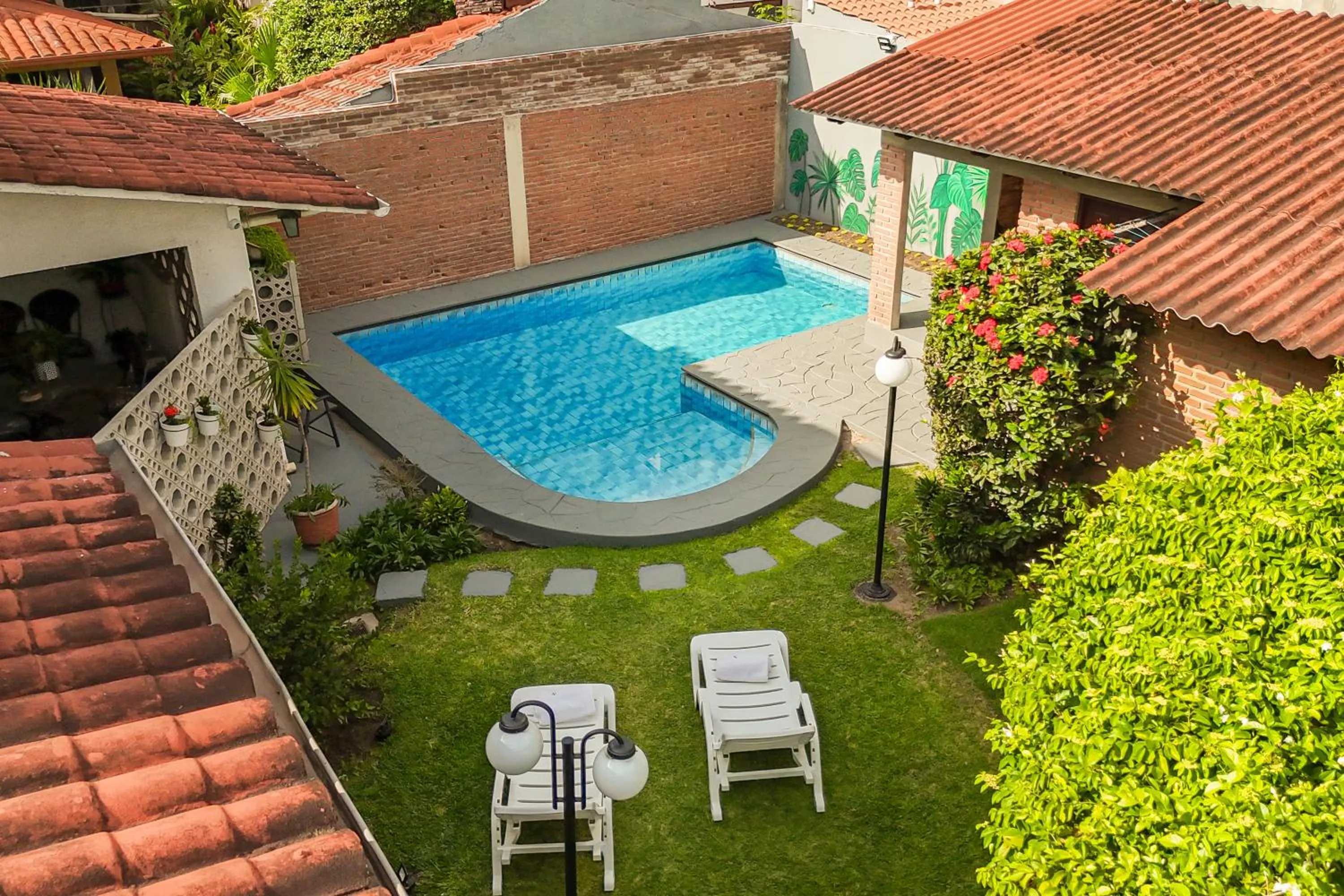Swimming pool in Chairu Eco Hotel