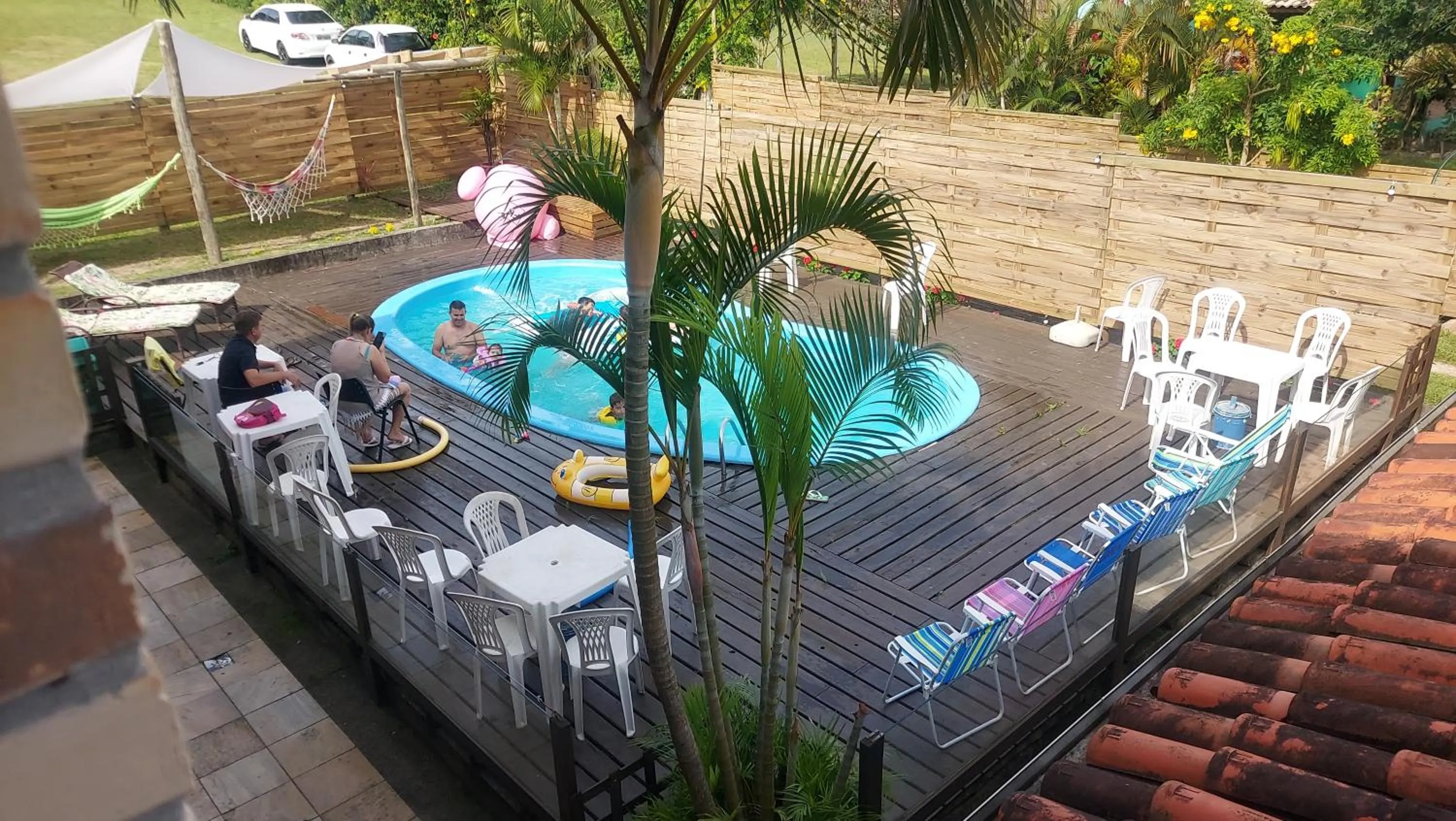 Swimming pool in Pousada Kauai