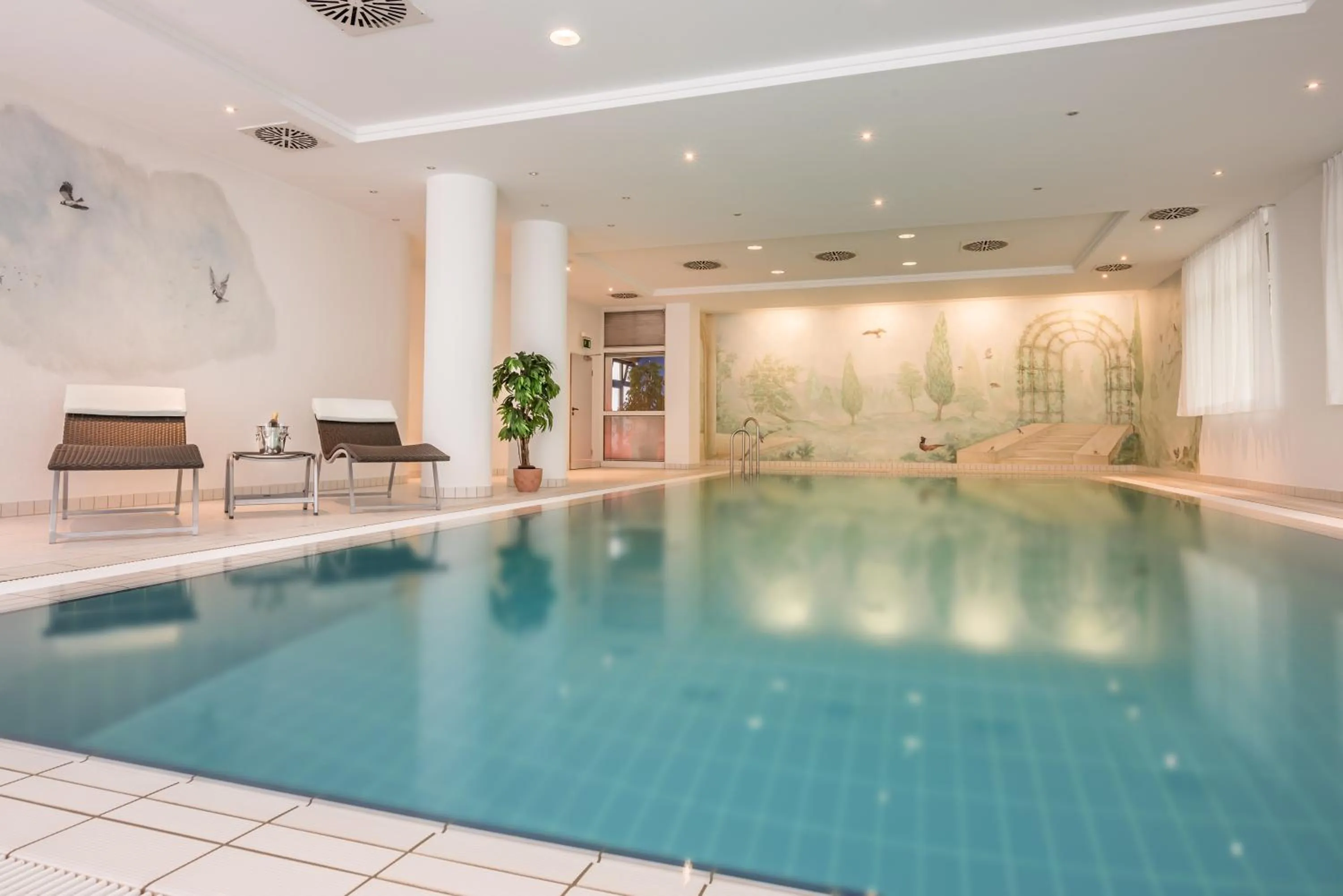 Swimming pool in Hotel Am Moosfeld