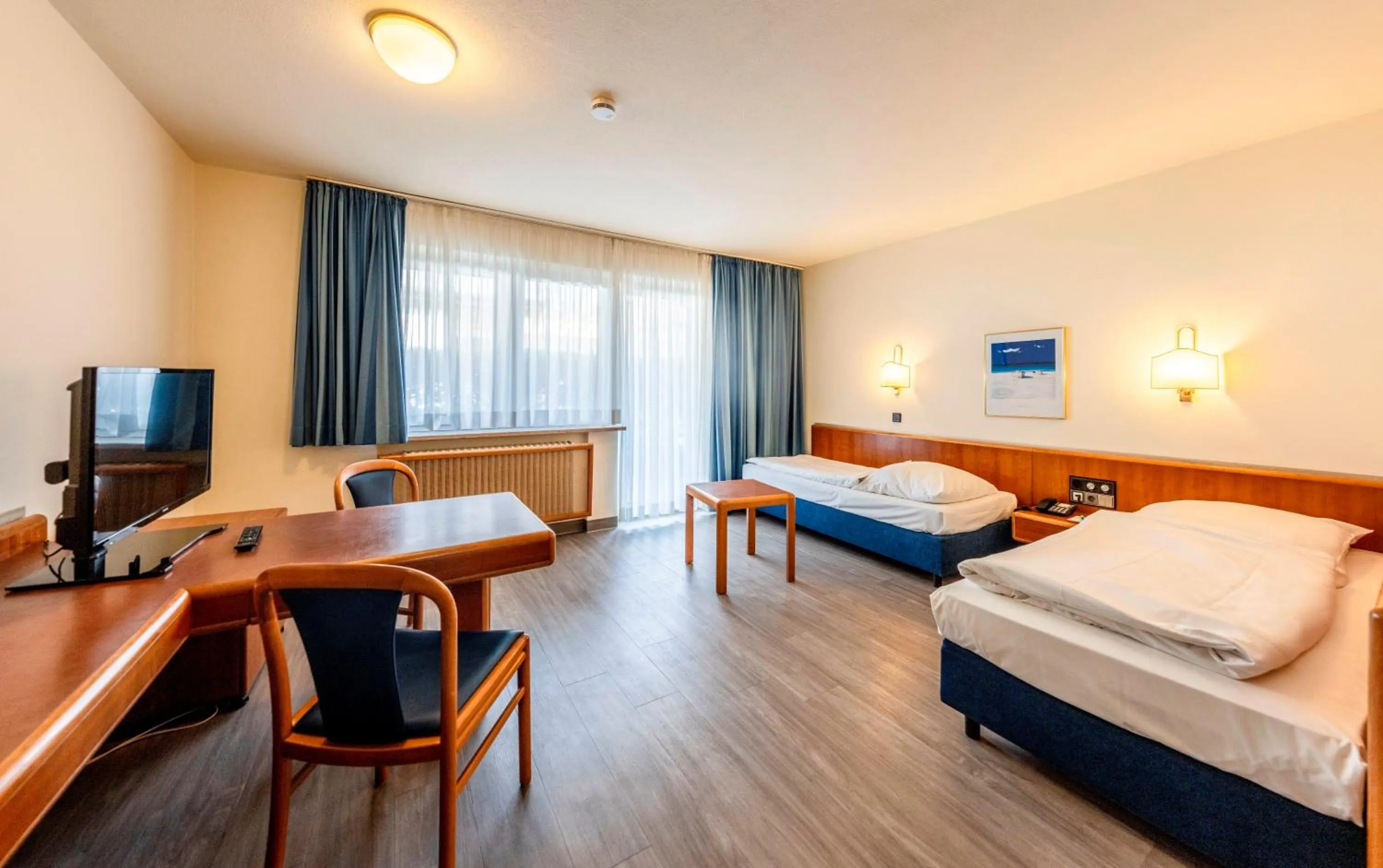 TV and multimedia, Bed in Hotel Am Moosfeld