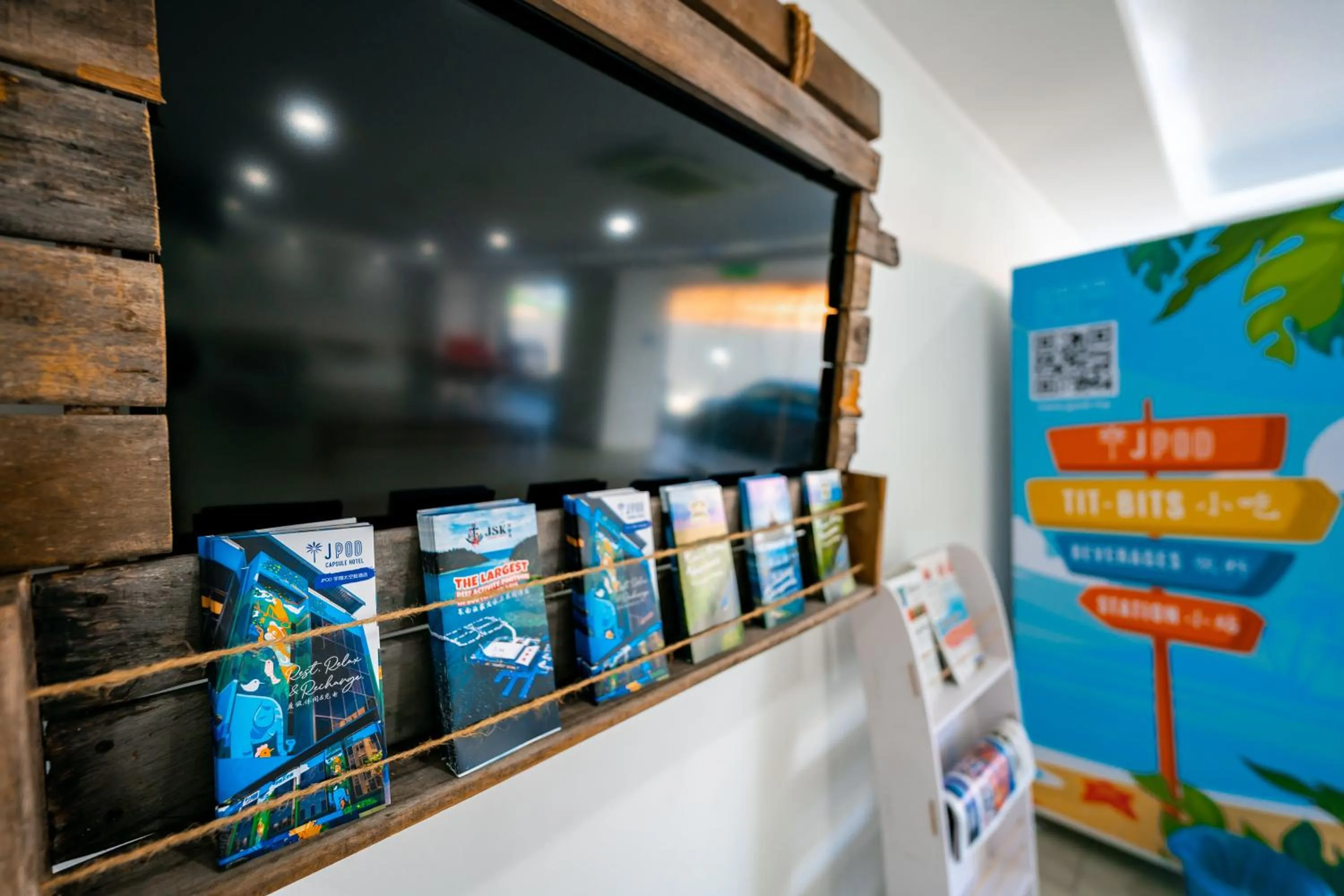 Lobby or reception in Jpod Capsule Hotel