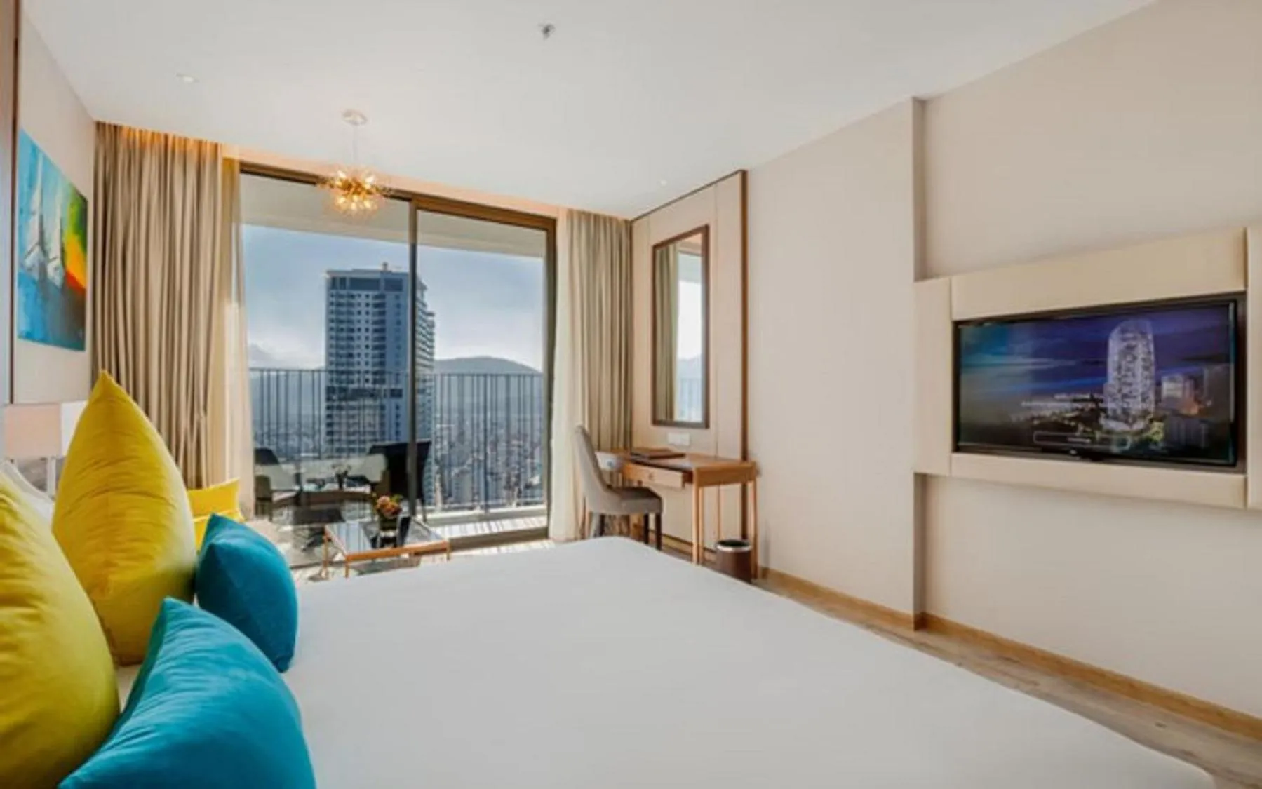 Bed in RIS Panorama Condotel