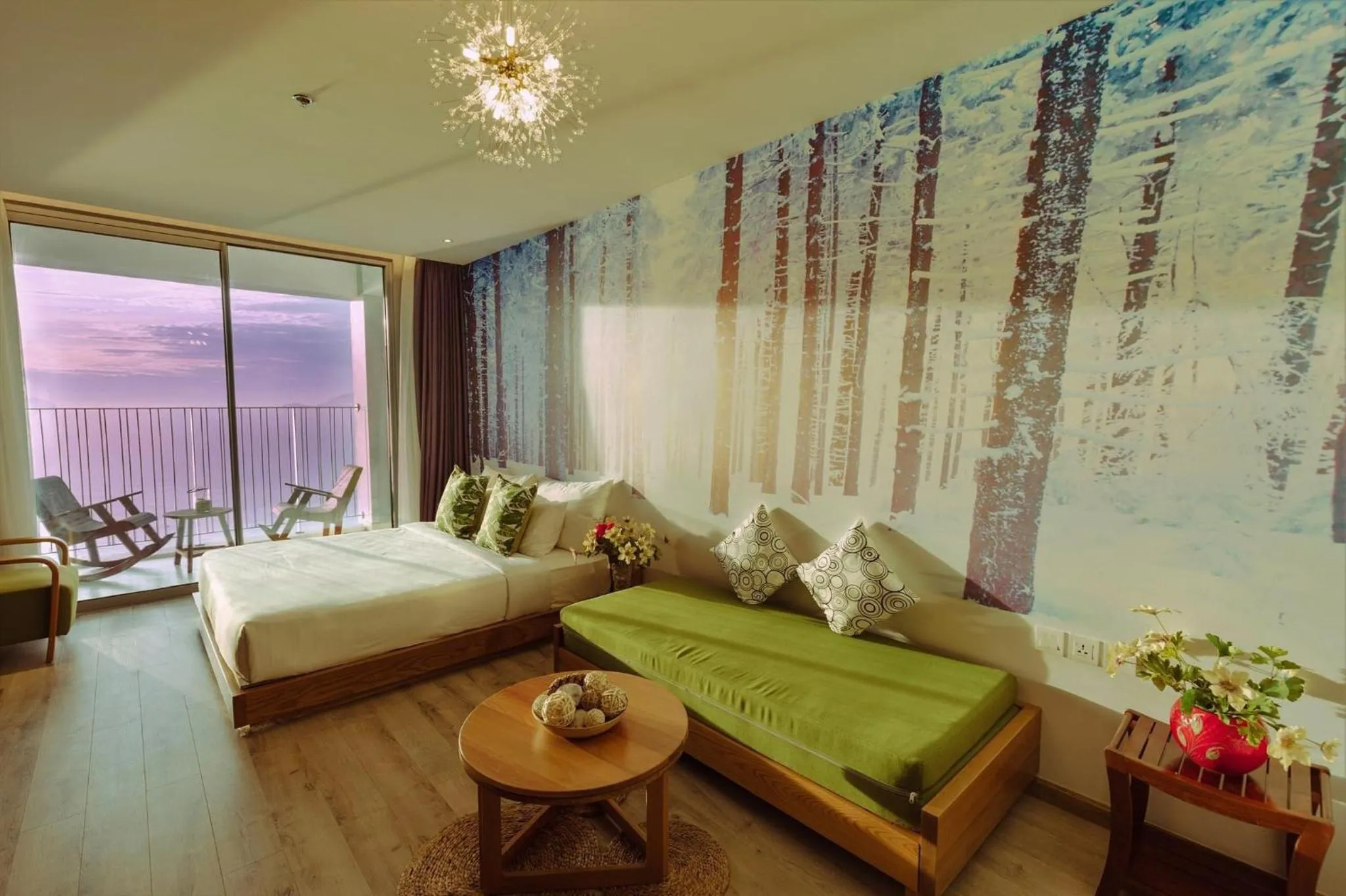 Bed in RIS Panorama Condotel