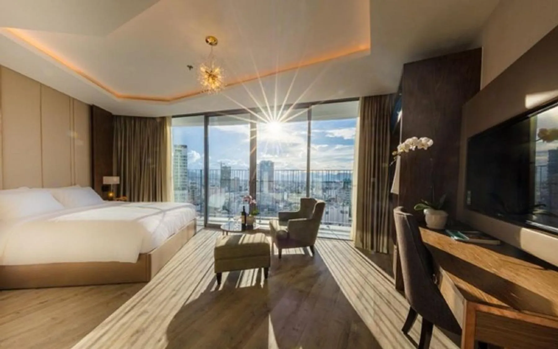 Bed in RIS Panorama Condotel