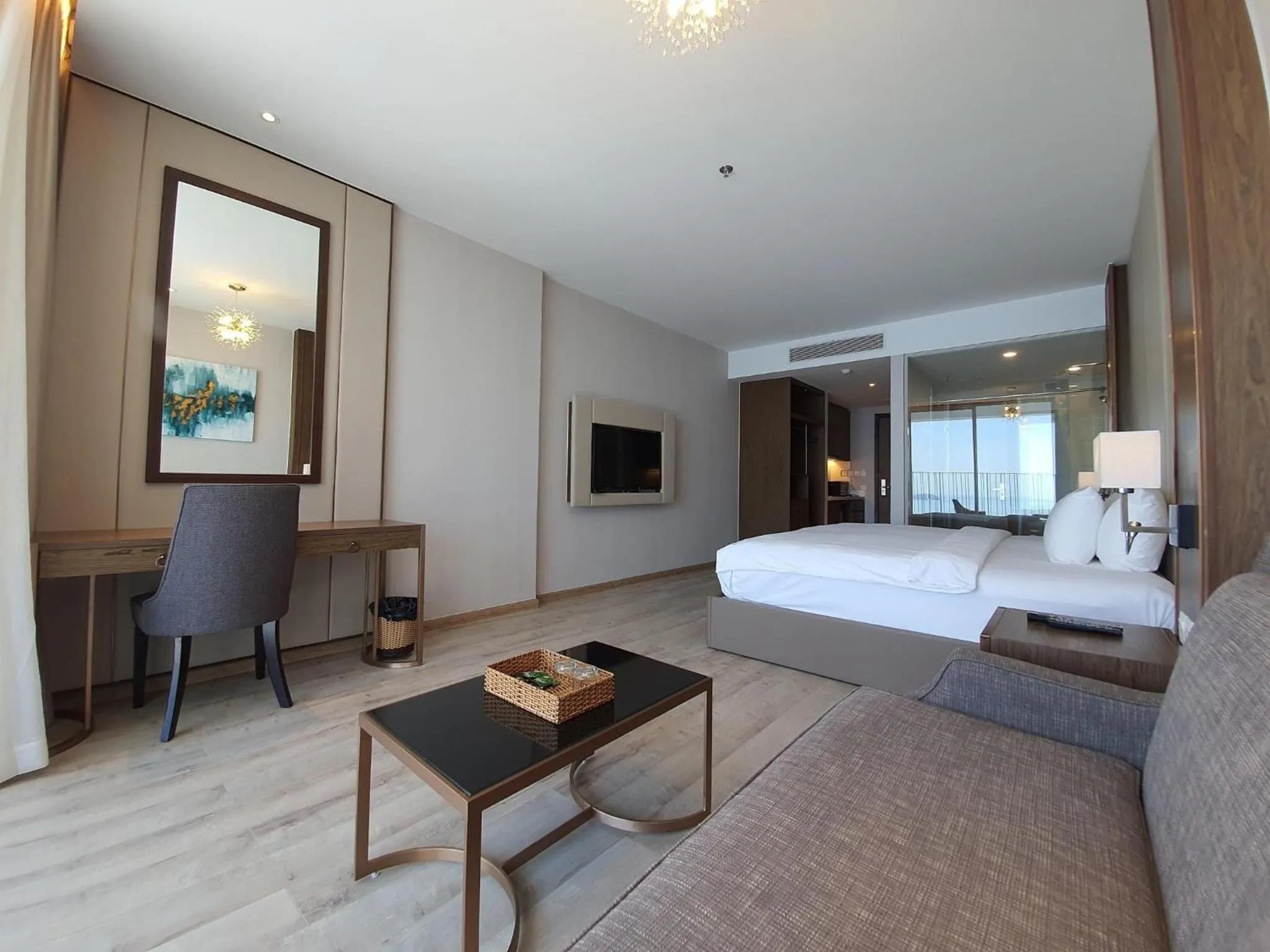 Bed in RIS Panorama Condotel