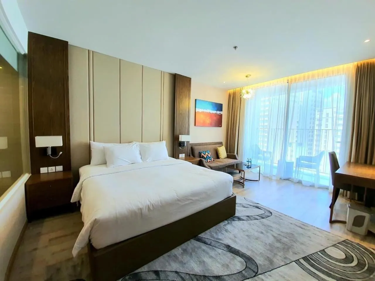 Bed in RIS Panorama Condotel