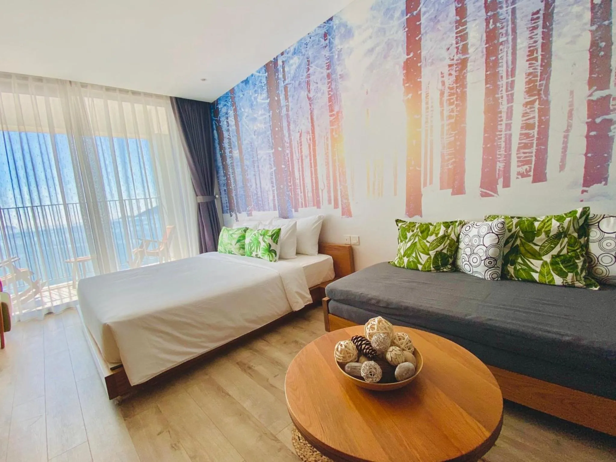 Bed in RIS Panorama Condotel