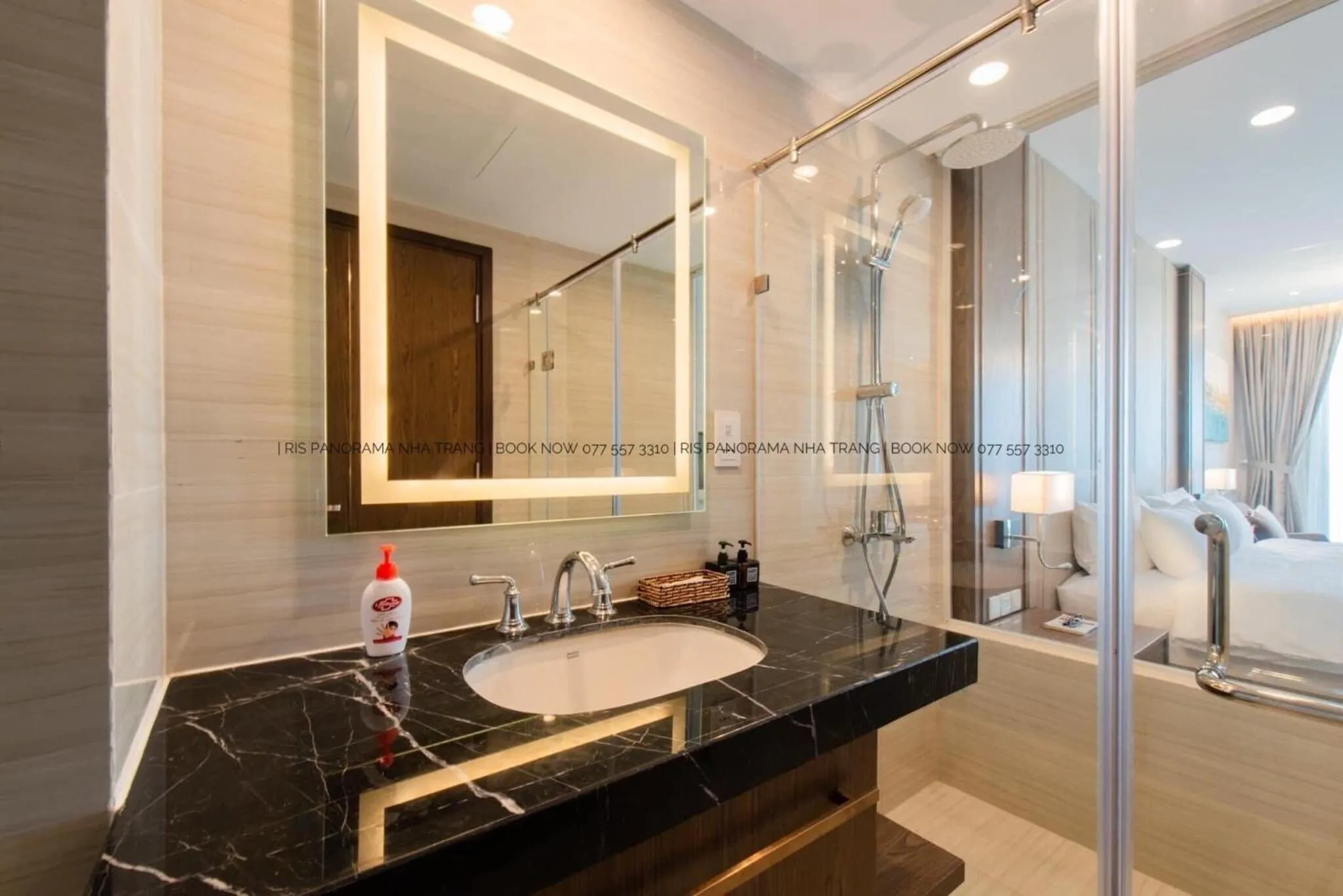 Shower in RIS Panorama Condotel