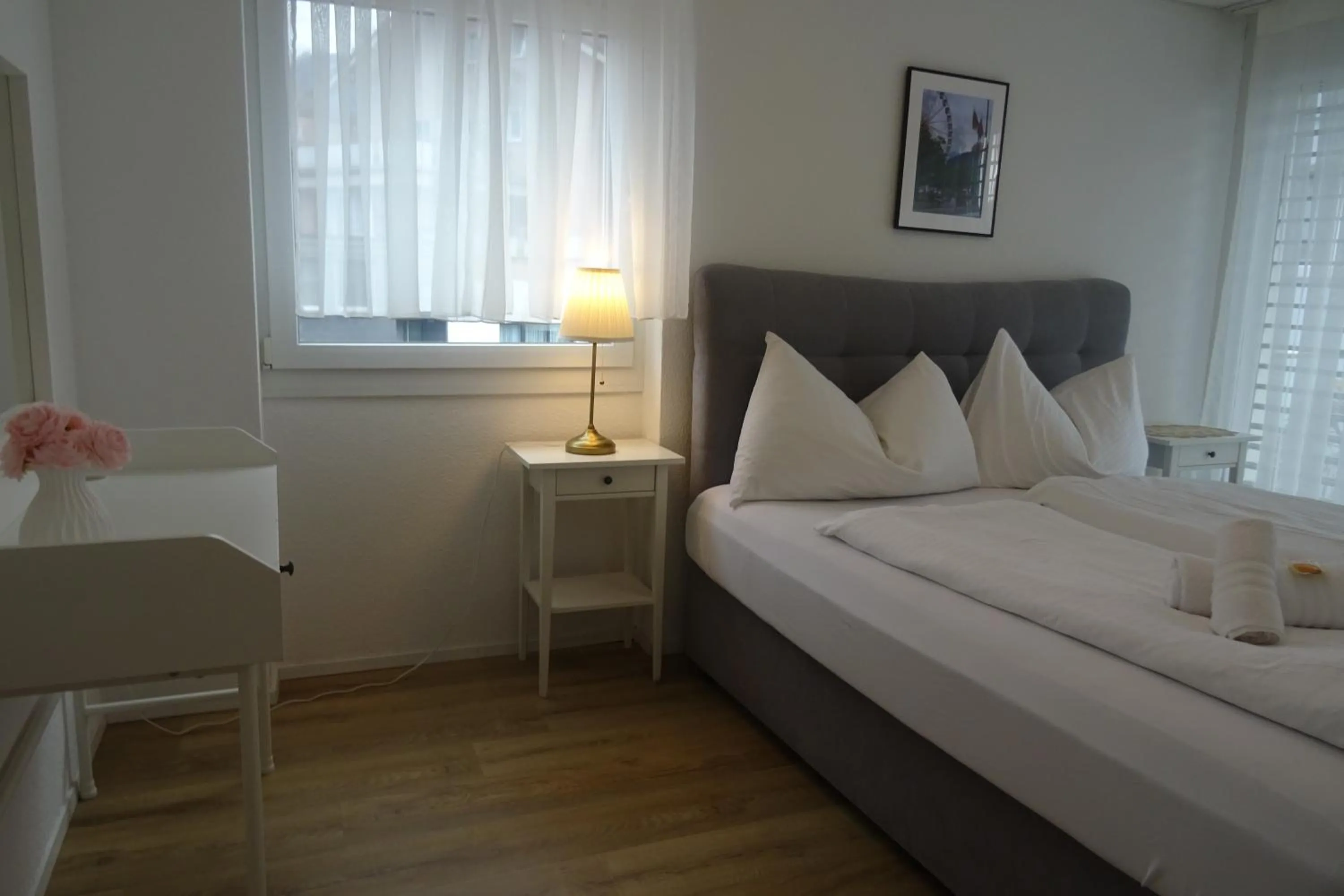 Bed in The Golf apartments