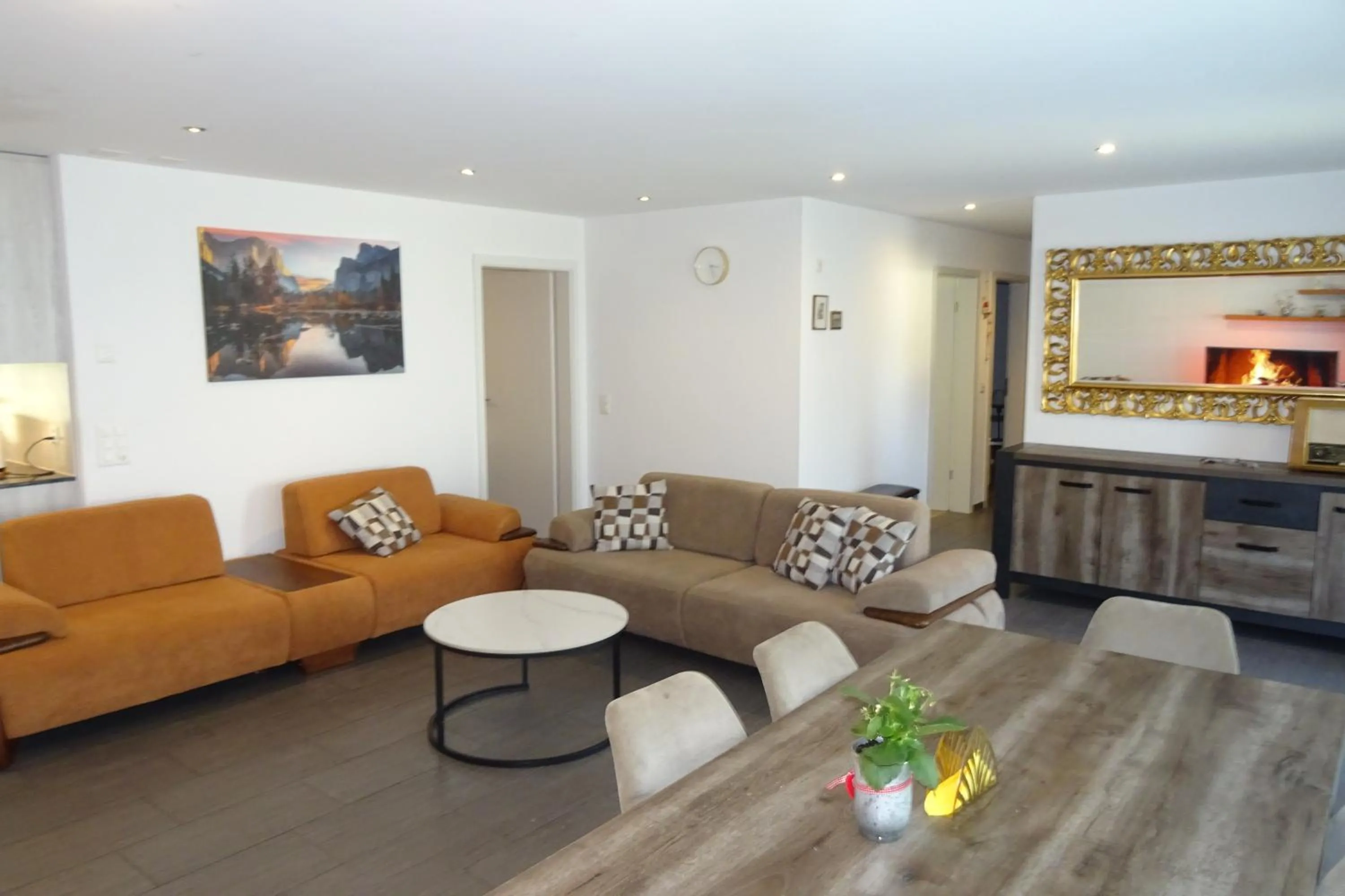 Living room in The Golf apartments