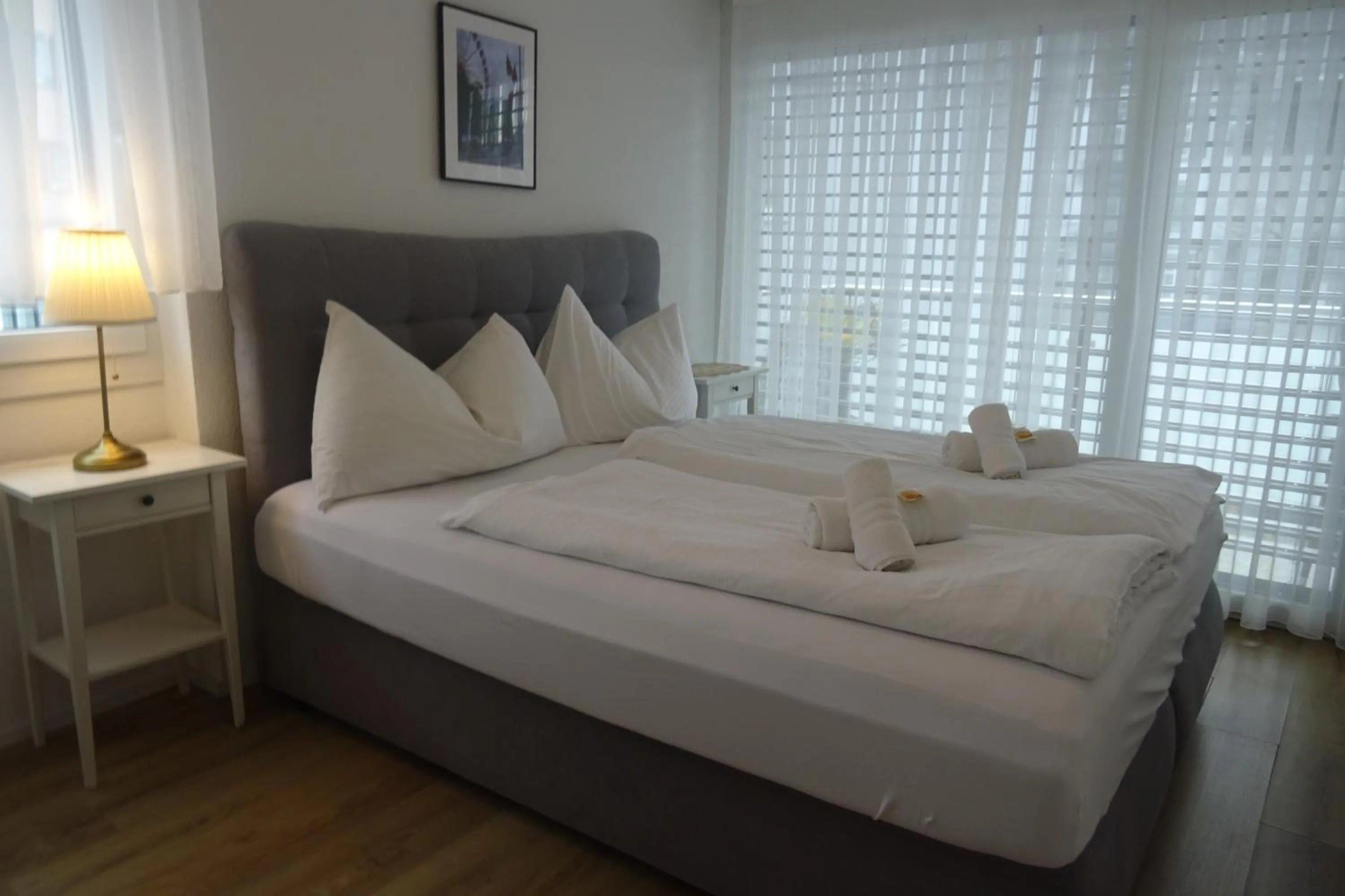 Bed in The Golf apartments