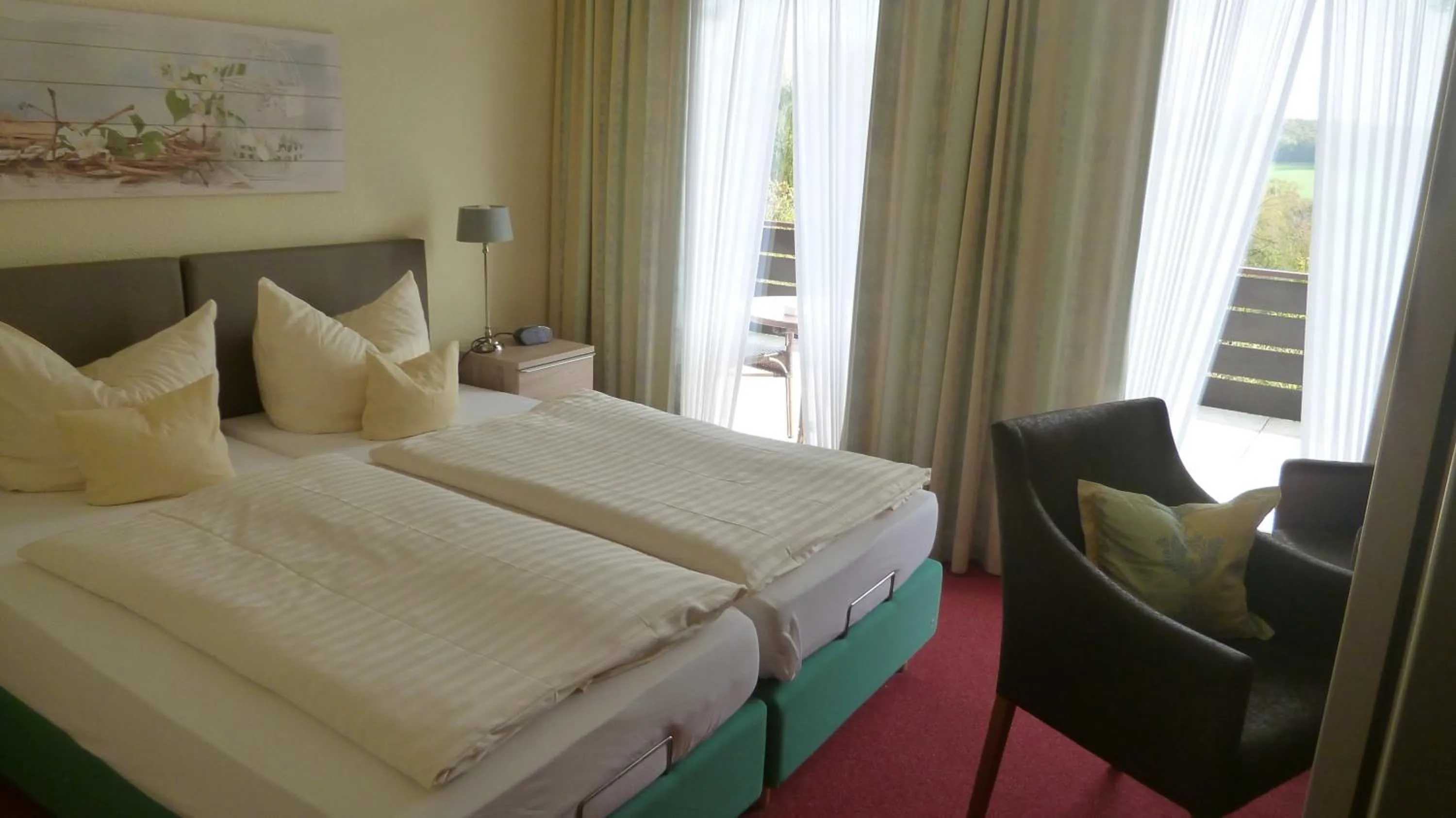 Bed in Hotel Landhaus Lahmann