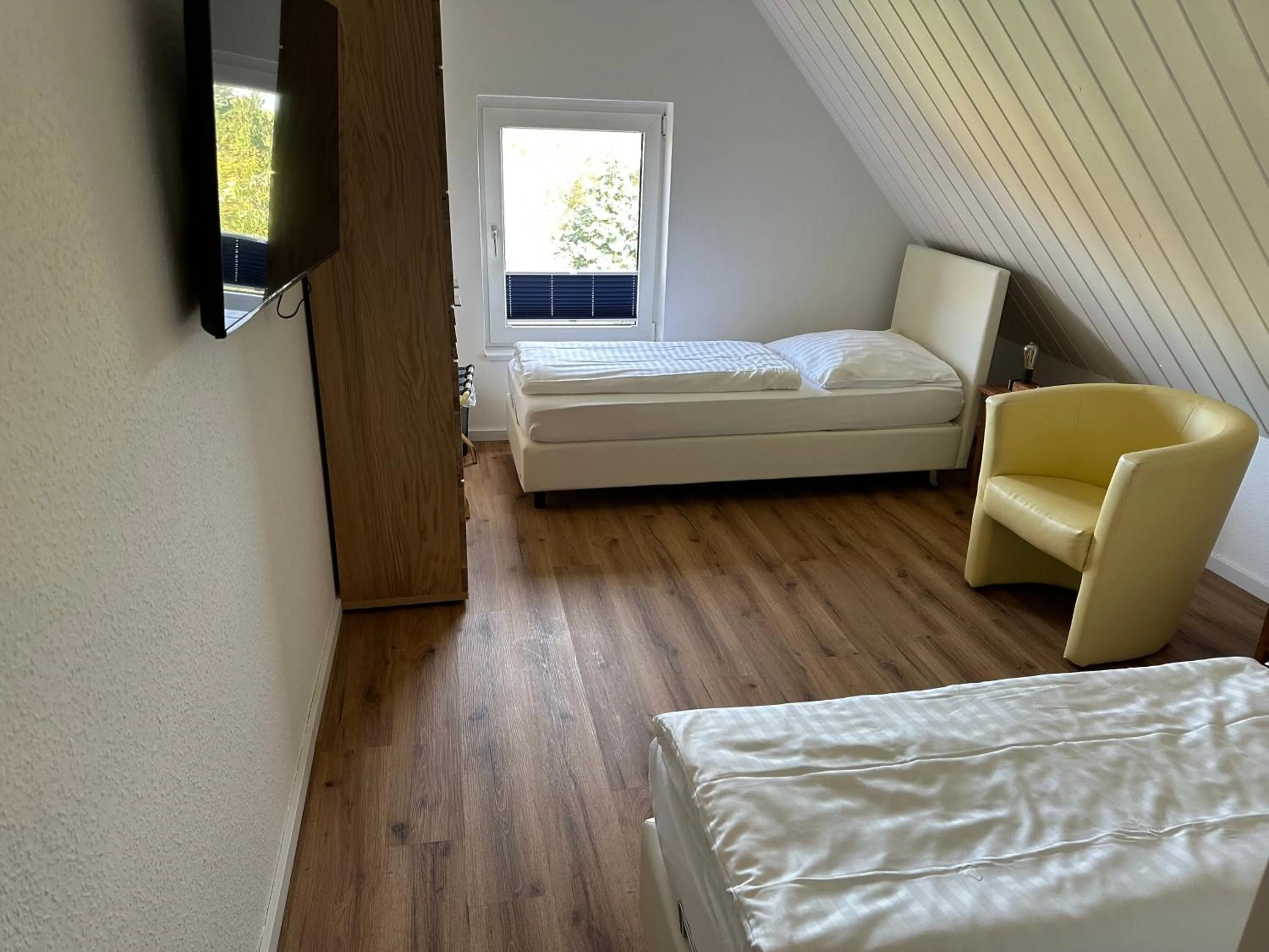 Bed in Hotel Landhaus Apartments