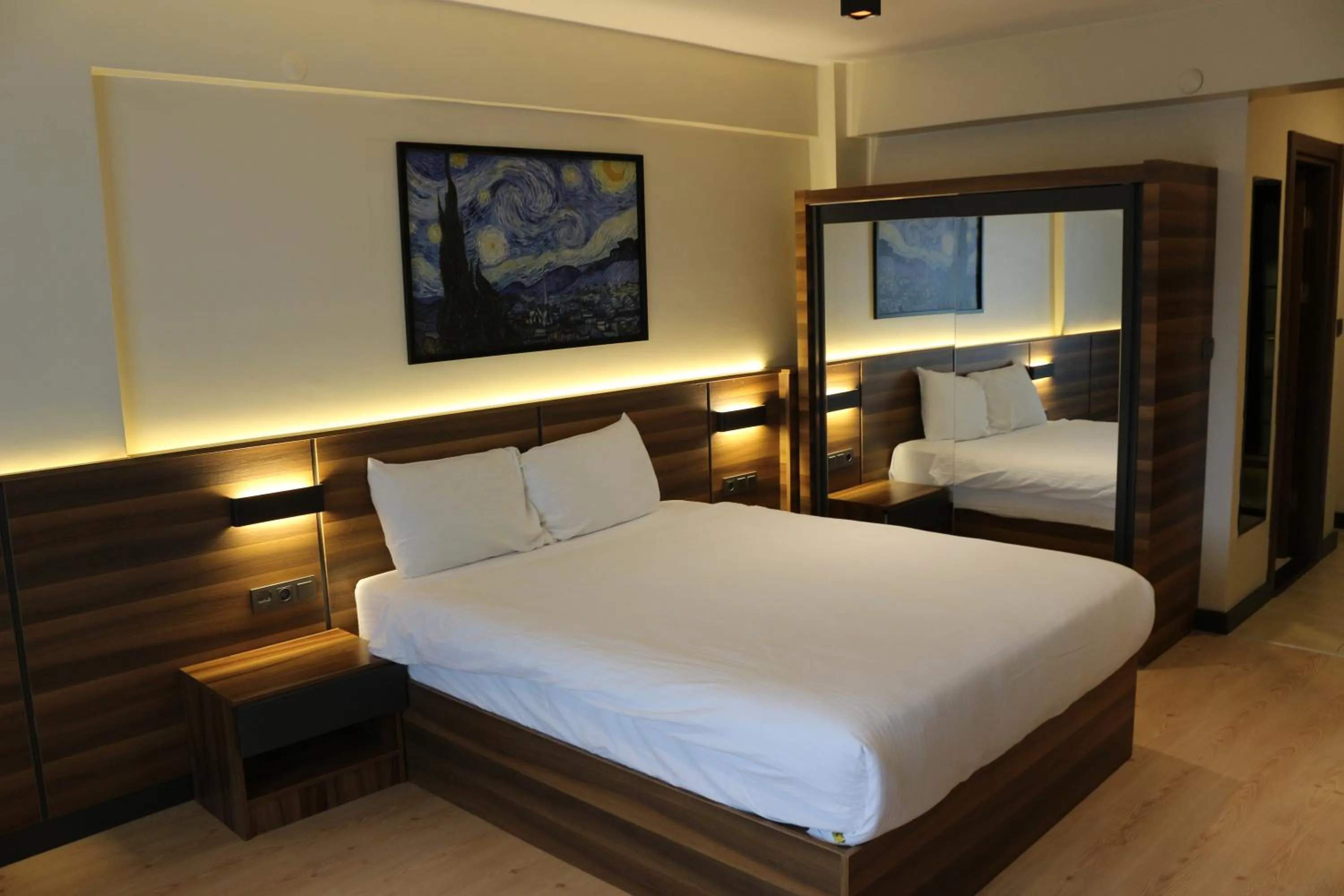 Bed in Bolu Evim Otel