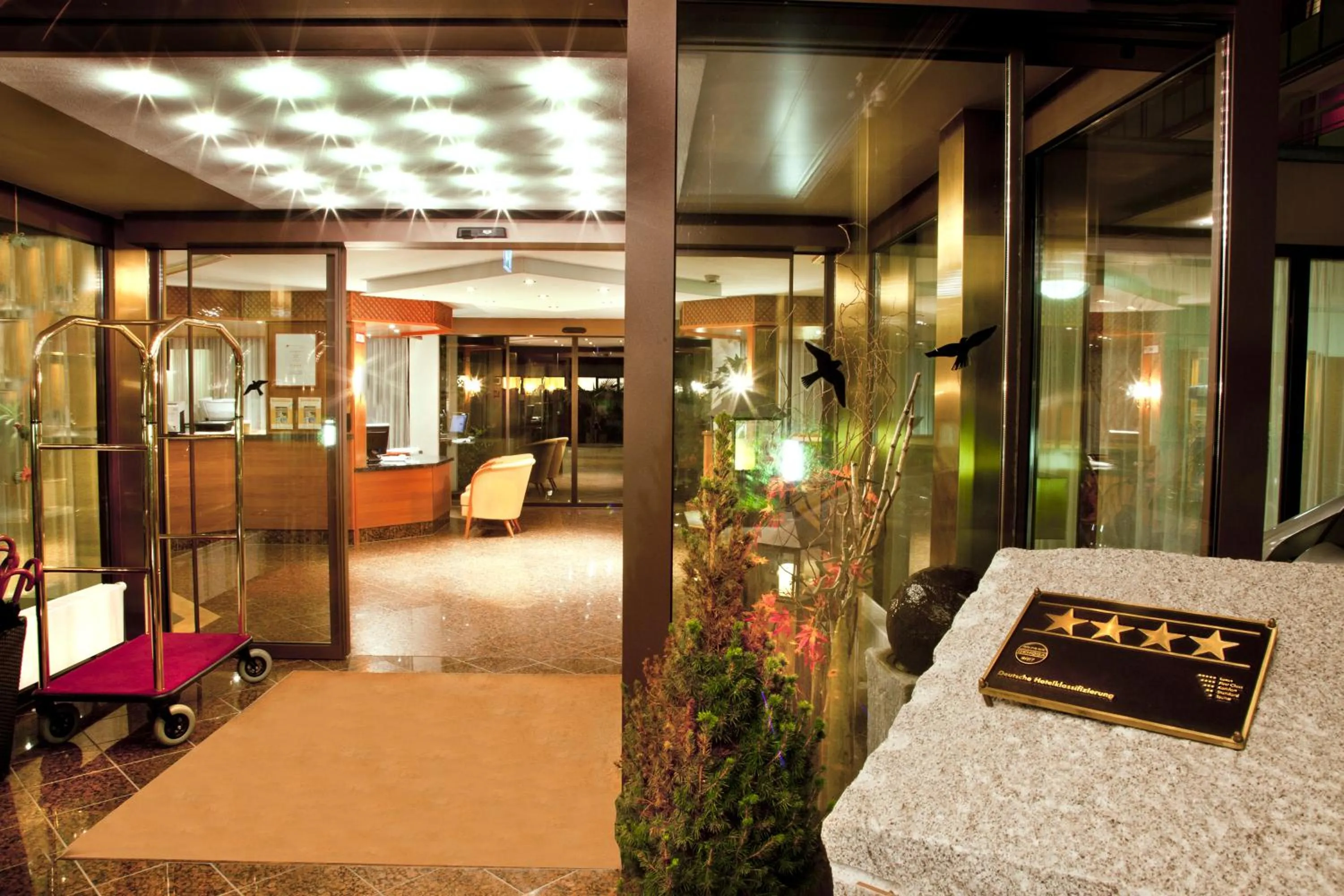 Lobby or reception in Thermenhotel Sonnenhof