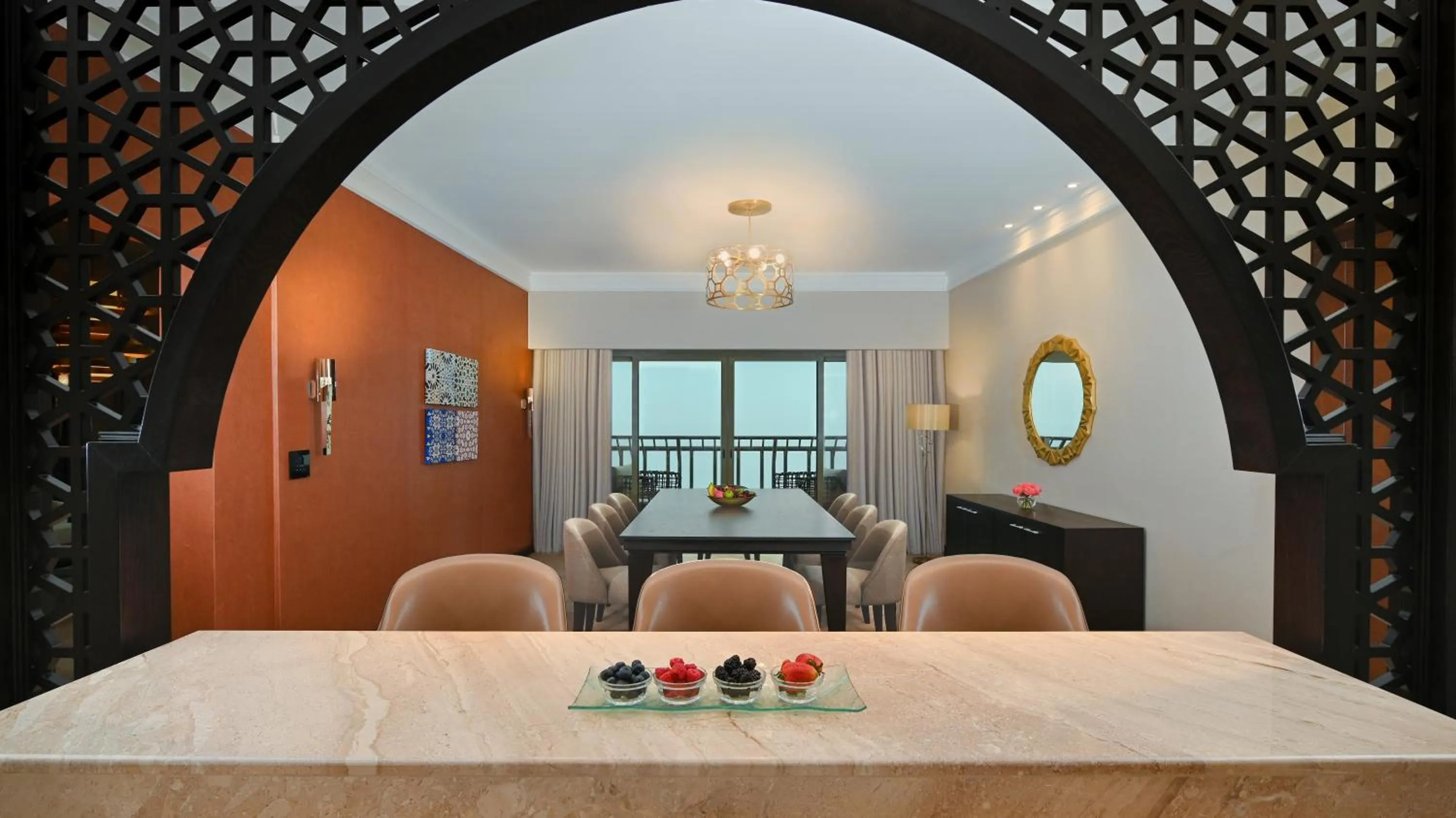 Dining area in Grand Millennium Gizan