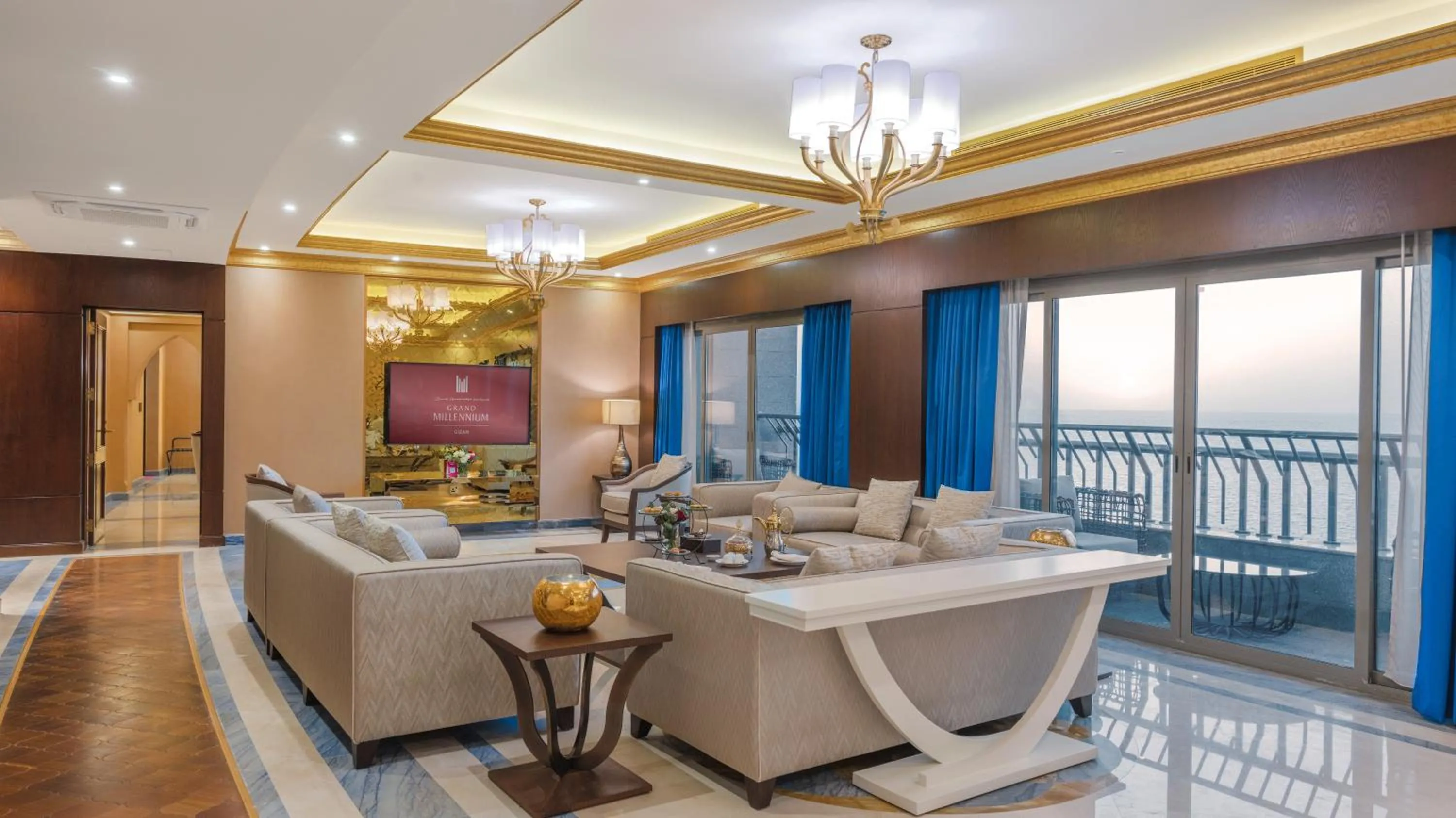 Living room in Grand Millennium Gizan