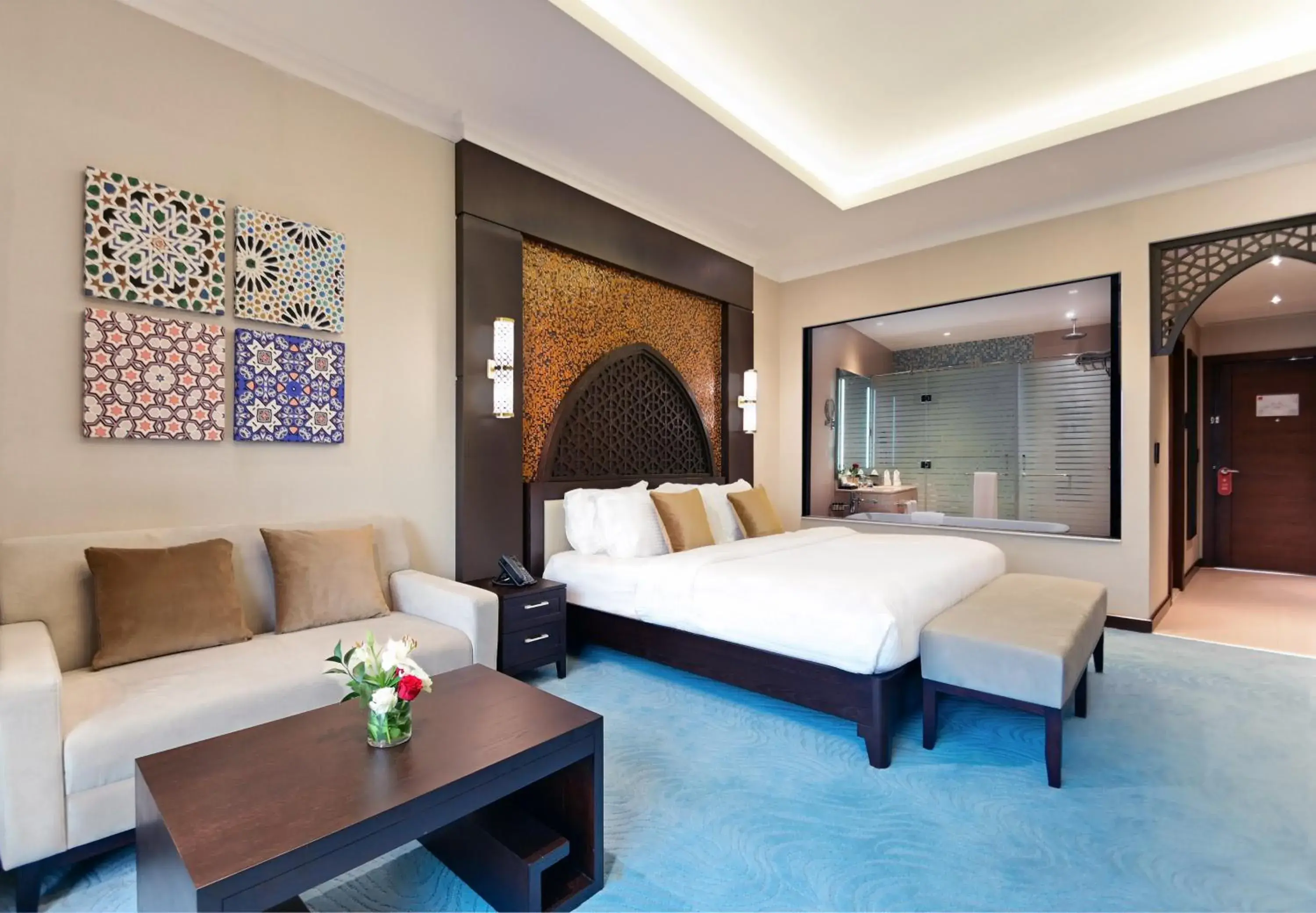 Premier Plus Room with One King Bed in Grand Millennium Gizan Premier Plus Room with One King Bed in Grand Millennium Gizan