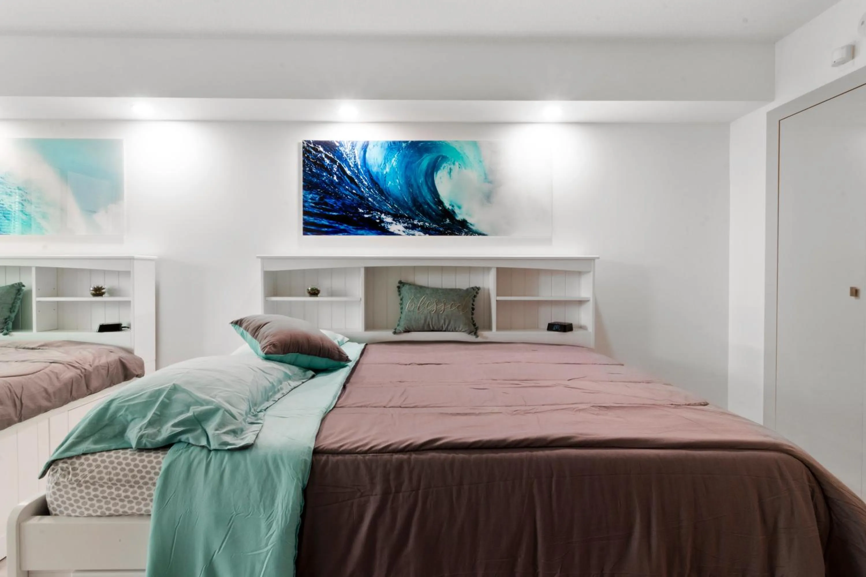 Bed in Elite Brickell Studio on the Bay