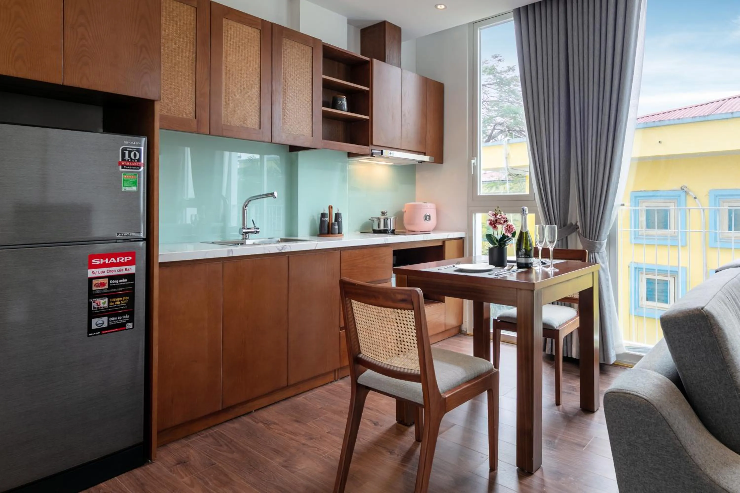 Kitchen or kitchenette in Pegasy Premium Suites & Residence Westlake