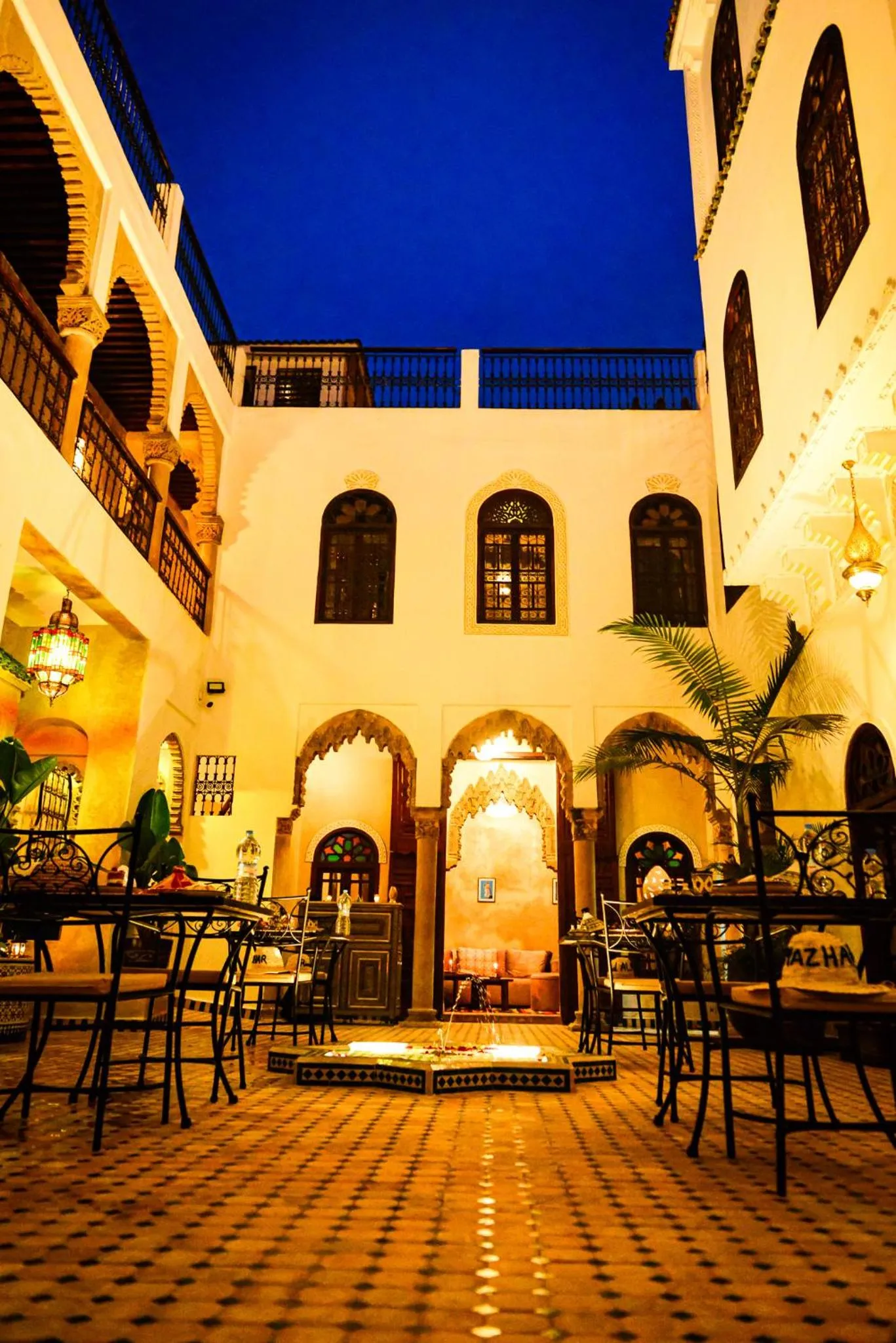 Dining area in Riad Al mazhar