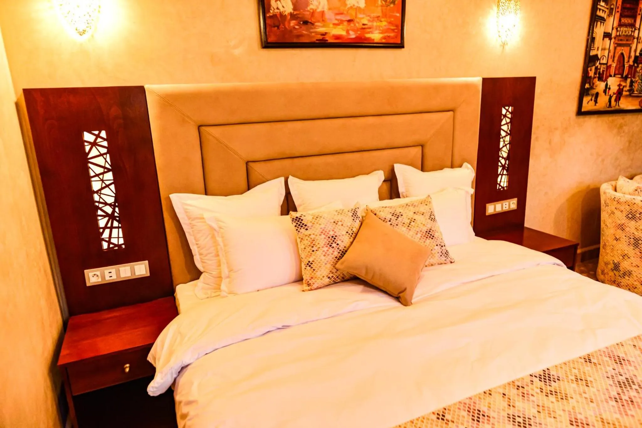 Bedroom, Bed in Riad Al mazhar